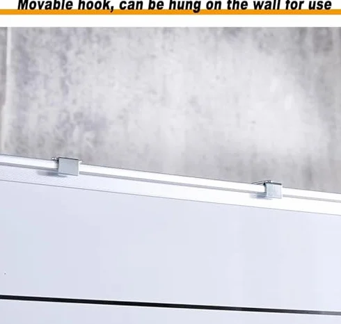 122 cm x 91 cm magnetyczna tablica suchościeralna na kółkach, dwustronny uchwyt na muzykę, idealny do klasy, biura lub użytku domowego, łatwa mobilność i wszechstronny wyświetlacz