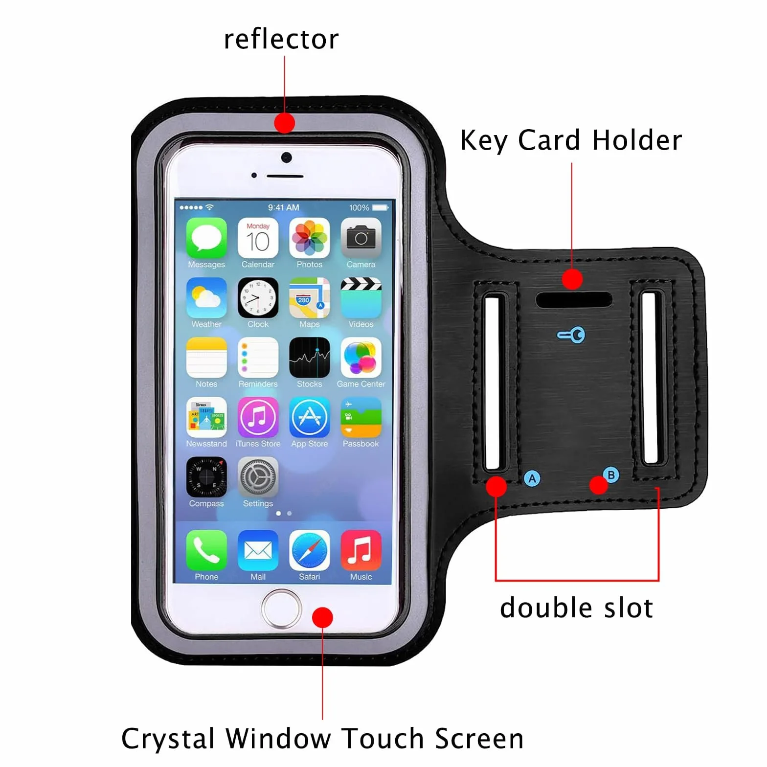 Opaska na ramię, uchwyt na telefon komórkowy, do iPhone 14 Pro Max/Galaxy S10/S10e/S9