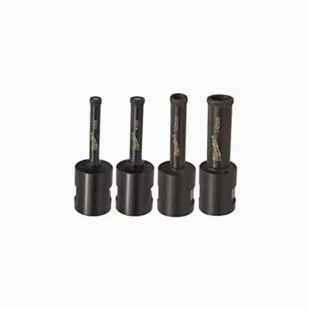 Juego de 4 brocas diamantadas 6, 8, 10, 14 mm