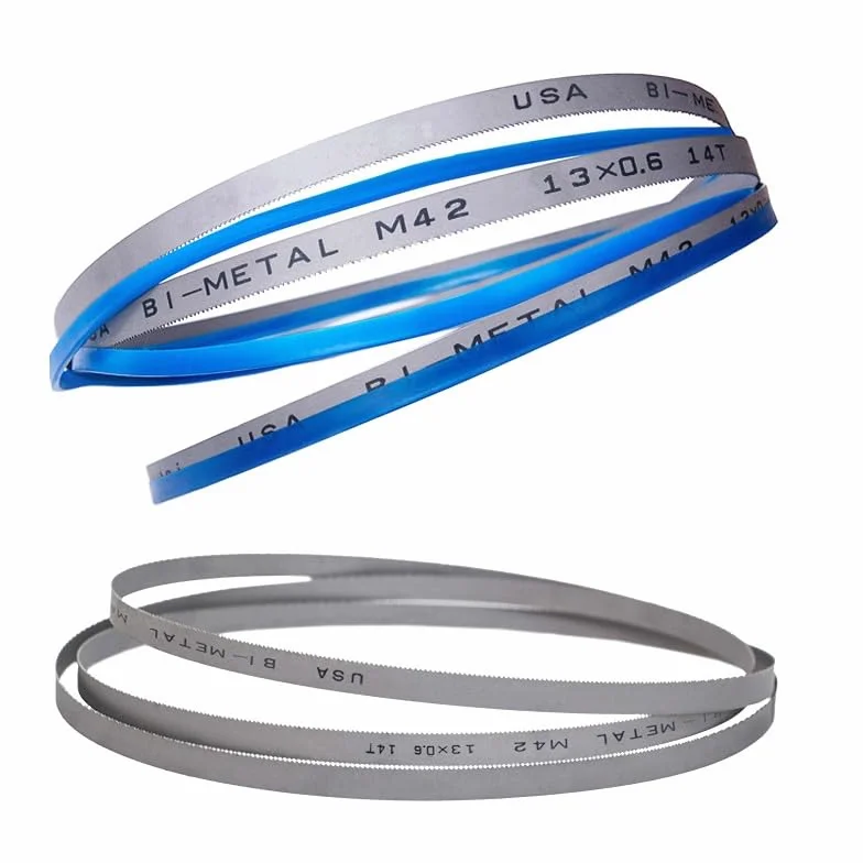 Brzeszczot do piły taśmowej, jakość premium, M42 1790mm*13mm*0.6mm Bandsaw Blades 70-1/2-Inch X 1/2-Inch X 14 TPI X 0.025" M42 Bimetal Metal Cutting Band Saw Blade(812T)