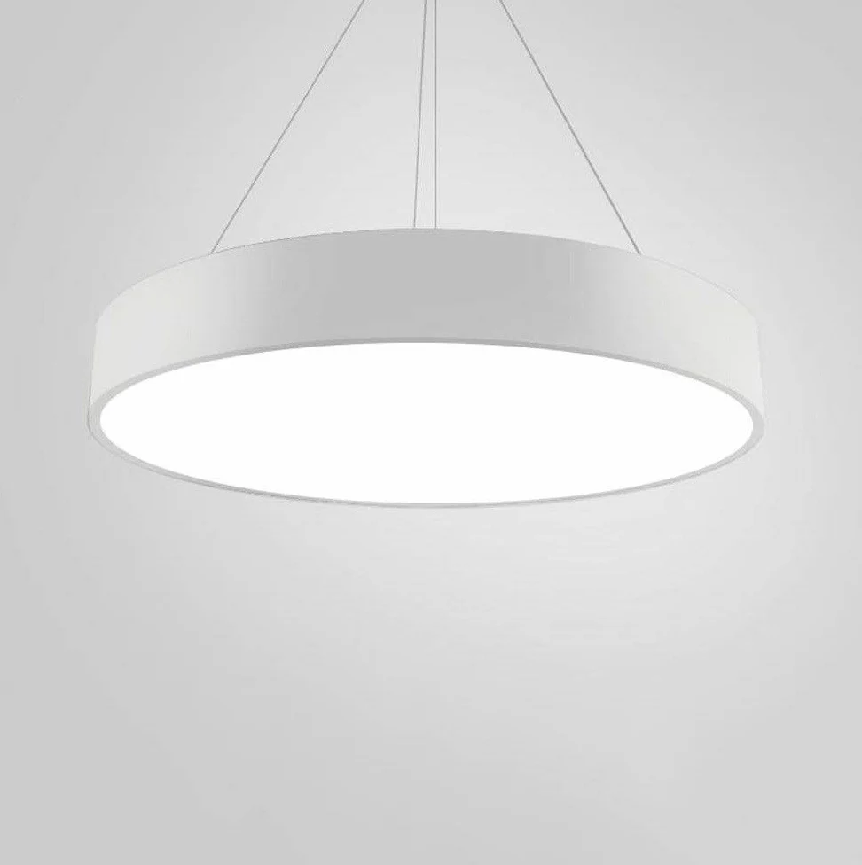 LED Okrągłe zawieszenie światło biuro żyrandol kreatywny bar lampa biurowa Budynek Budynek Budynek Restauracja Lights Light