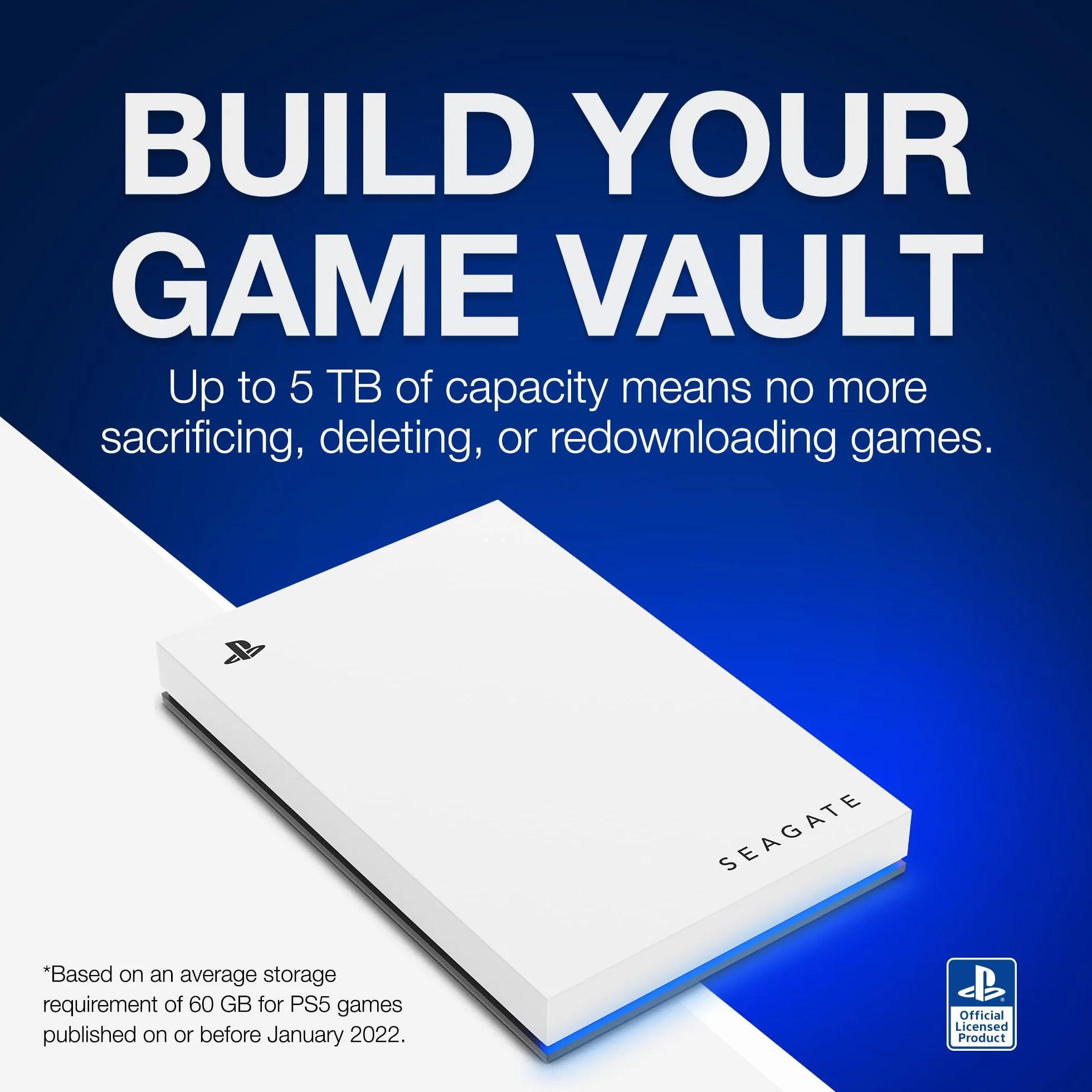 Seagate Game Drive PS4 PS5 5TB HDD 2.5 USB 3.0