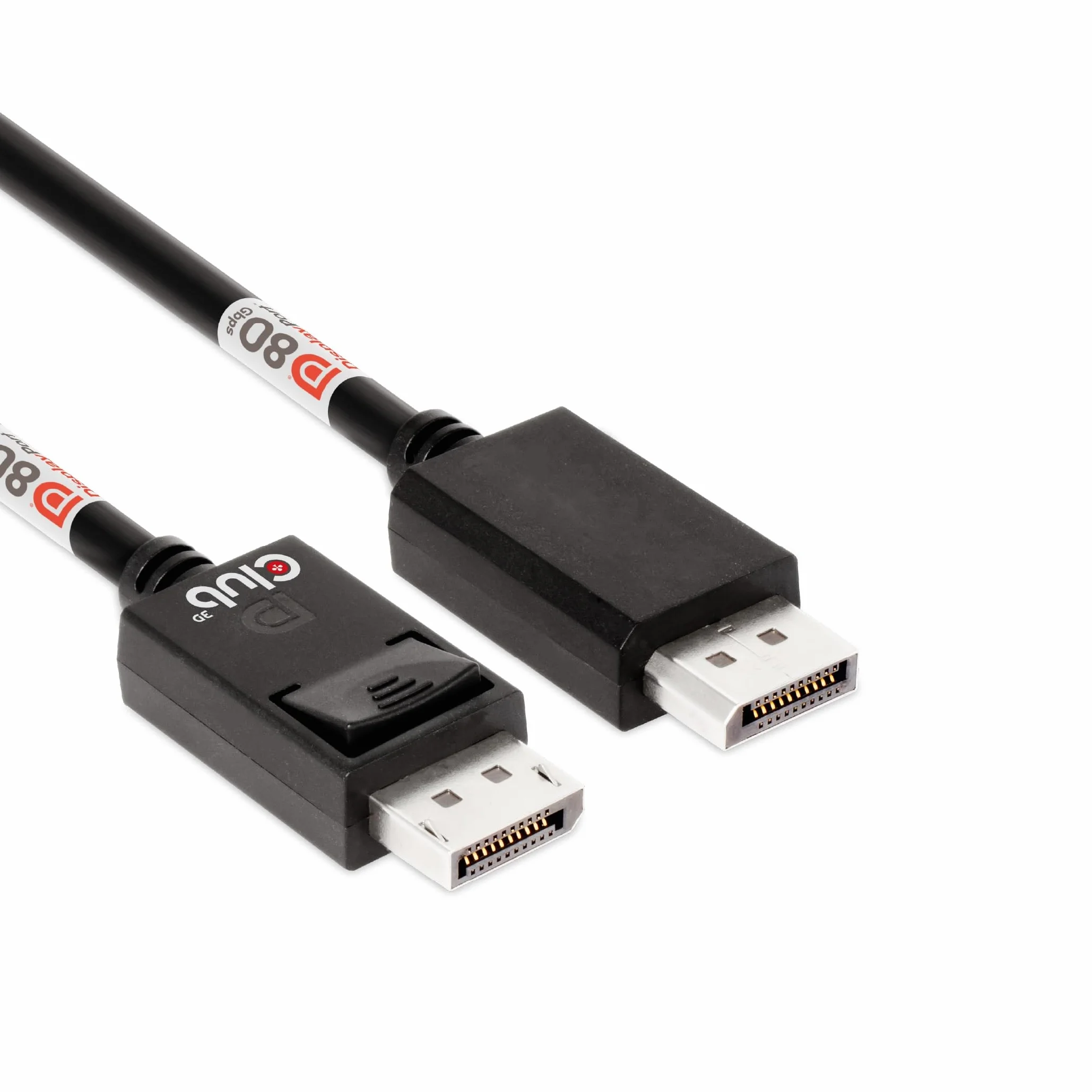Club3D CAC-1092 DisplayPort 2.1 kabel dwukierunkowy VESA DP80 certyfikowany 4K240Hz 8K60Hz 10K60Hz M/M 1,6 m