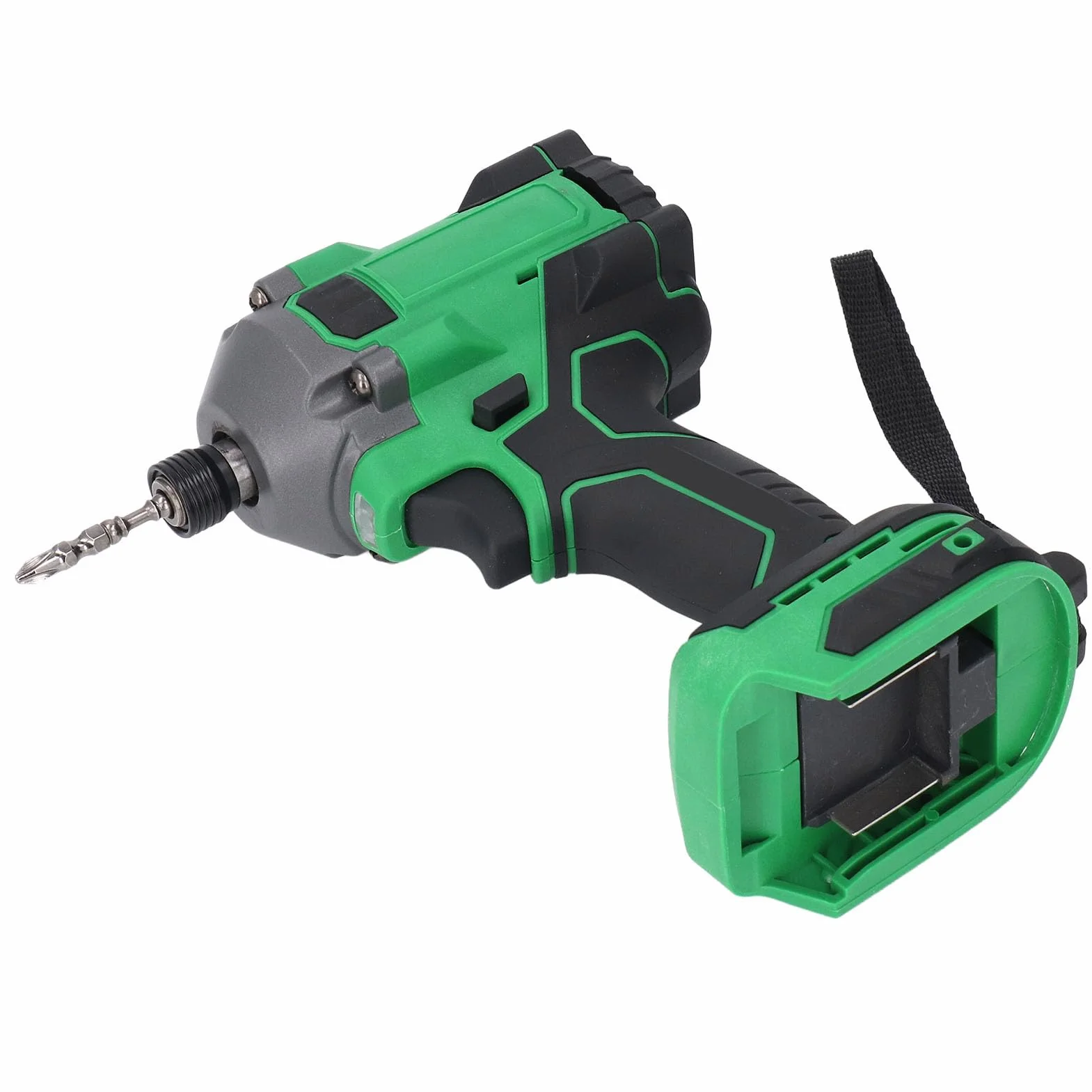 FTVOGUE Bezprzewodowy Klucz Udarowy, Bezszczotkowy Elektryczny Pistolet Udarowy, Wysoki Moment Skrętu 550 Nm, Zmienna prędkość od 0 do 3400 Obr./min, Korpus ABS do Napraw Samochodowych w Domu i BL1815