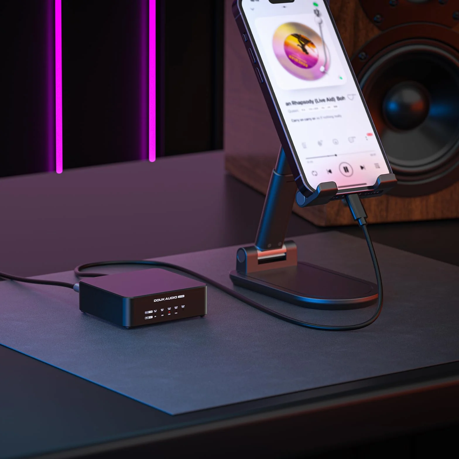 Cyfrowy interfejs USB (DDC) Douk Audio U2 PRO XMOS XU316, USB-C do optycznego/koncentrycznego/HDMI-IIS, DSD512/PCM768kHz, przenośny cyfrowo-analogowy konwerter audio do wzmacniacza DAC/PS5/