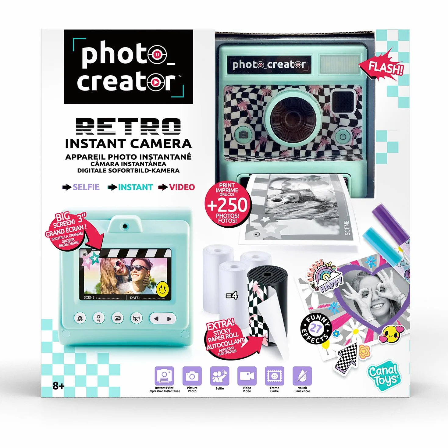 CANAL TOYS APPAREIL Photo INSTANT Retro