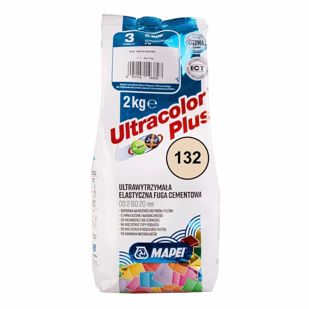 Fuga cementowa MAPEI ULTRACOLOR PLUS 2kg 132 beż