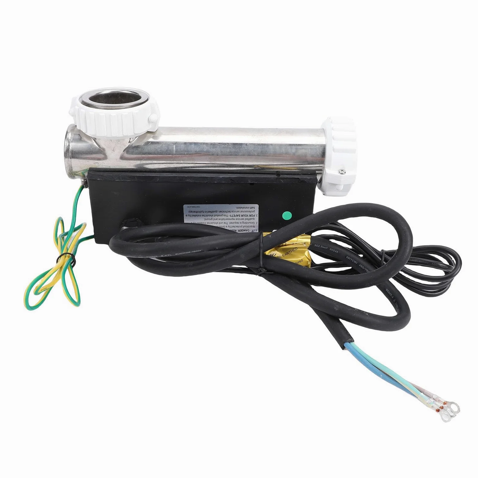 Sonew 3KW Wanna z Hydromasażem Termostat Grzejnik Regulator Temperatury Ogrzewania do Przenośnego Basenu Wanna SPA 1280L pojemność Stal Nierdzewna IPX5