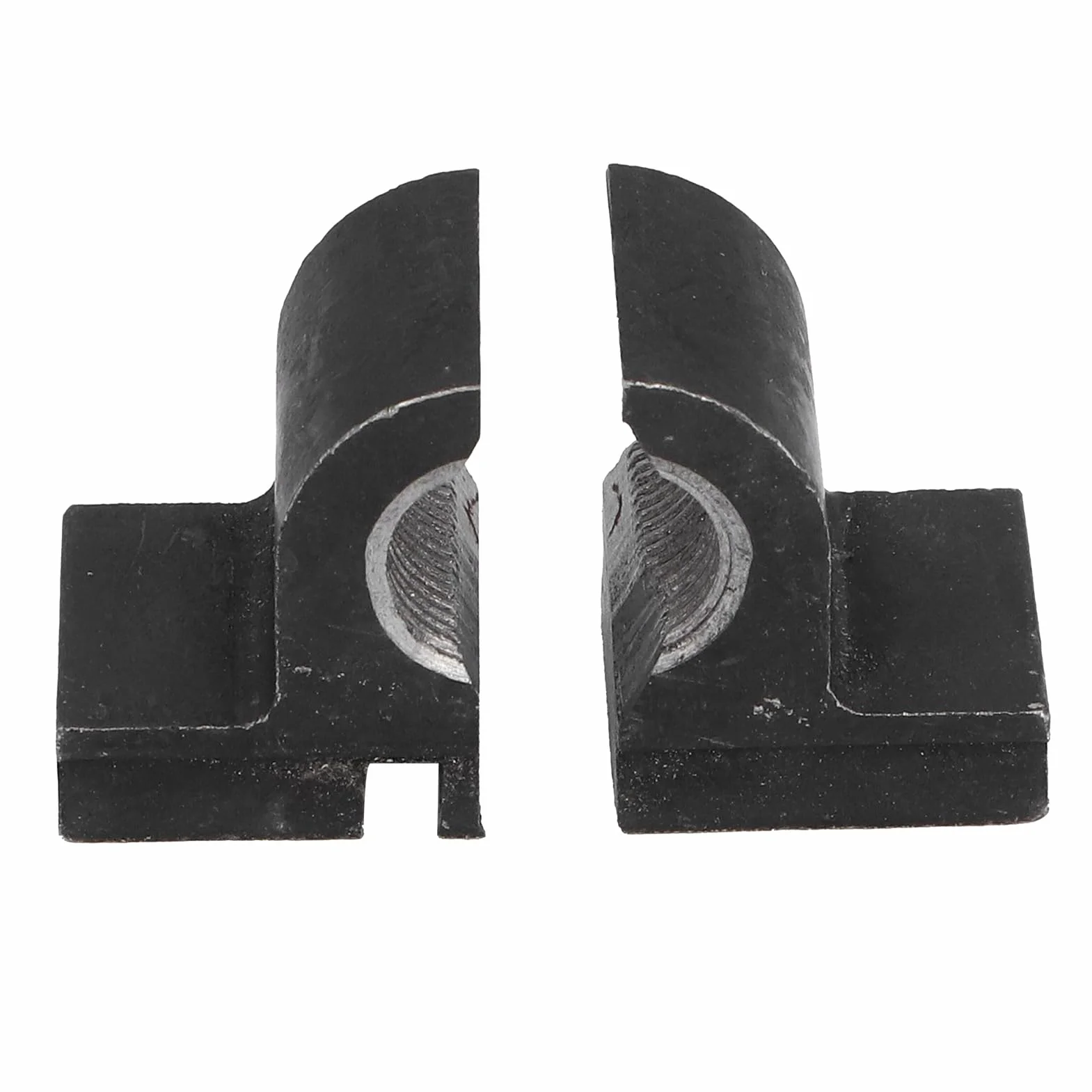 2 szt. Półnakrętki Metryczne Nakrętka śruby Prowadzącej, Skok 16mm 2.0mm, Stal 45, do 0618 CJ18 CJ0618A 7x12 7x14 0618-3B Mini Tokarki