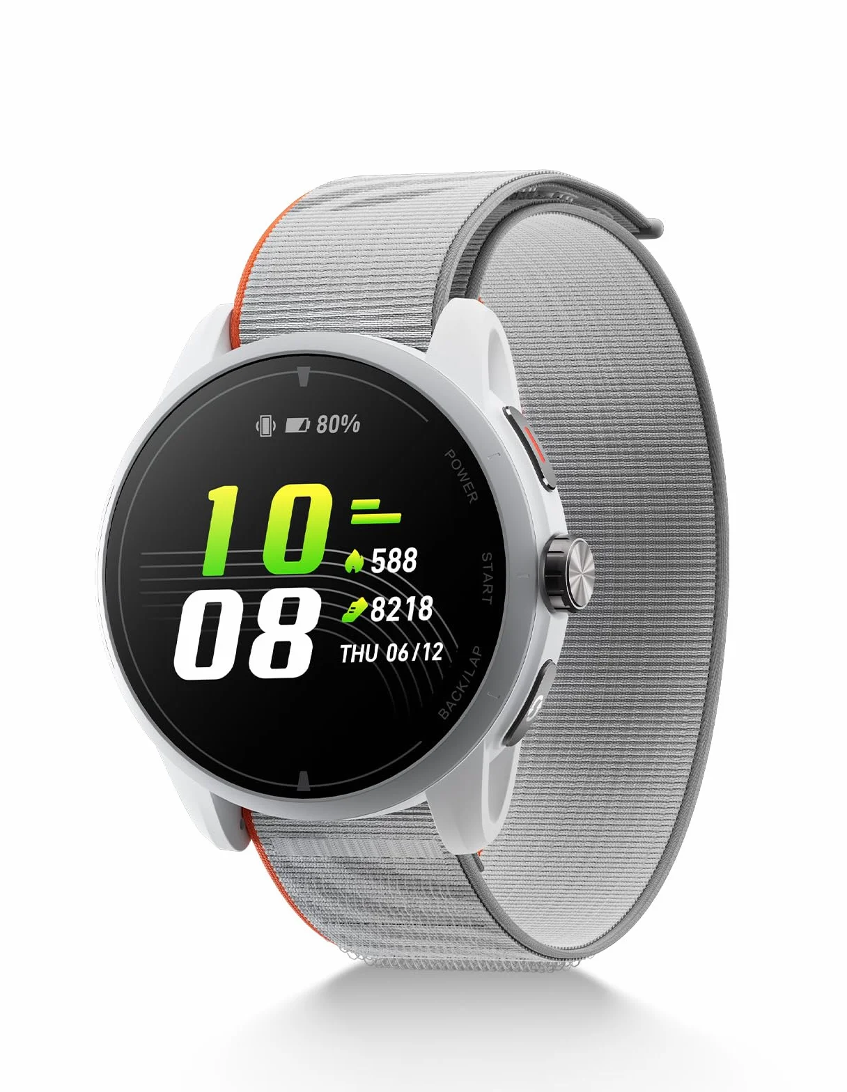 iGPSPORT VeRun Ultralekki Smartwatch AMOLED 1,32" GPS Dwuczęstotliwościowy 14 Dni Baterii Nawigacja Offline Szary
