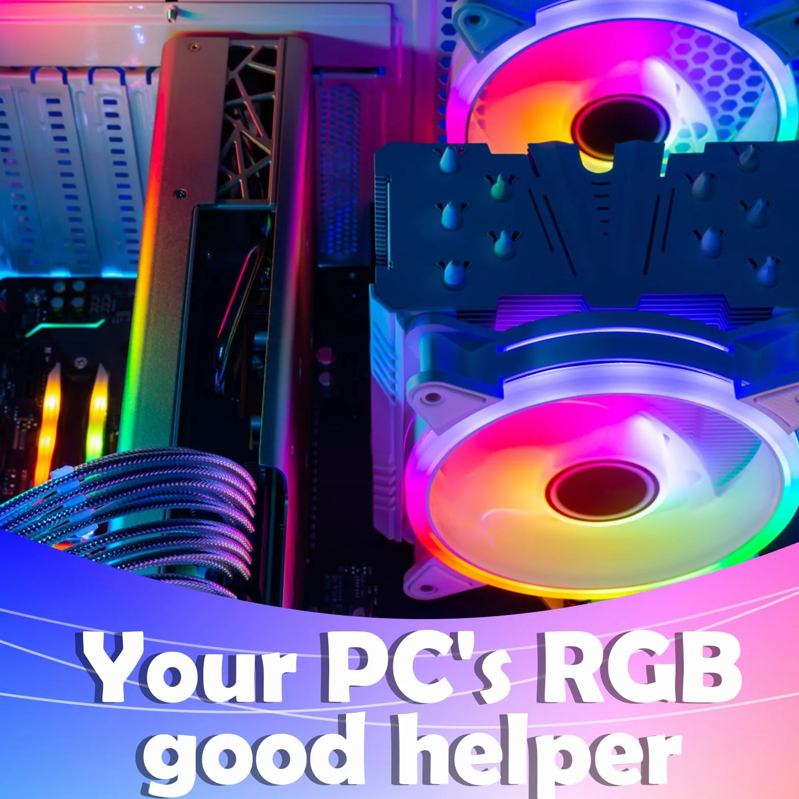 Kontroler RGB HUB 1 do 10 portów 12V 4-pinowy ARGB rozdzielacz z kablem przedłużającym