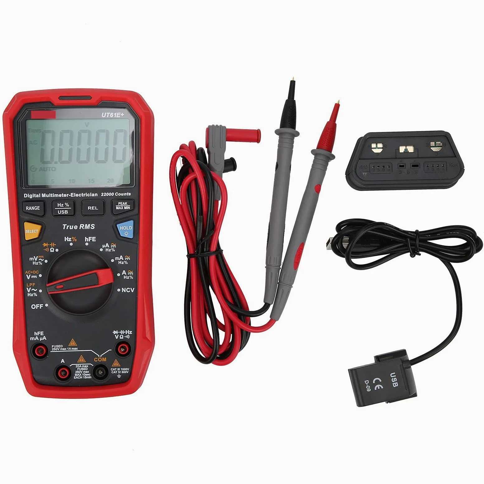 Multimetr Cyfrowy UT61E + 1000 V, Auto Range True RMS Tester Napięcia, Przyrządy Elektryka