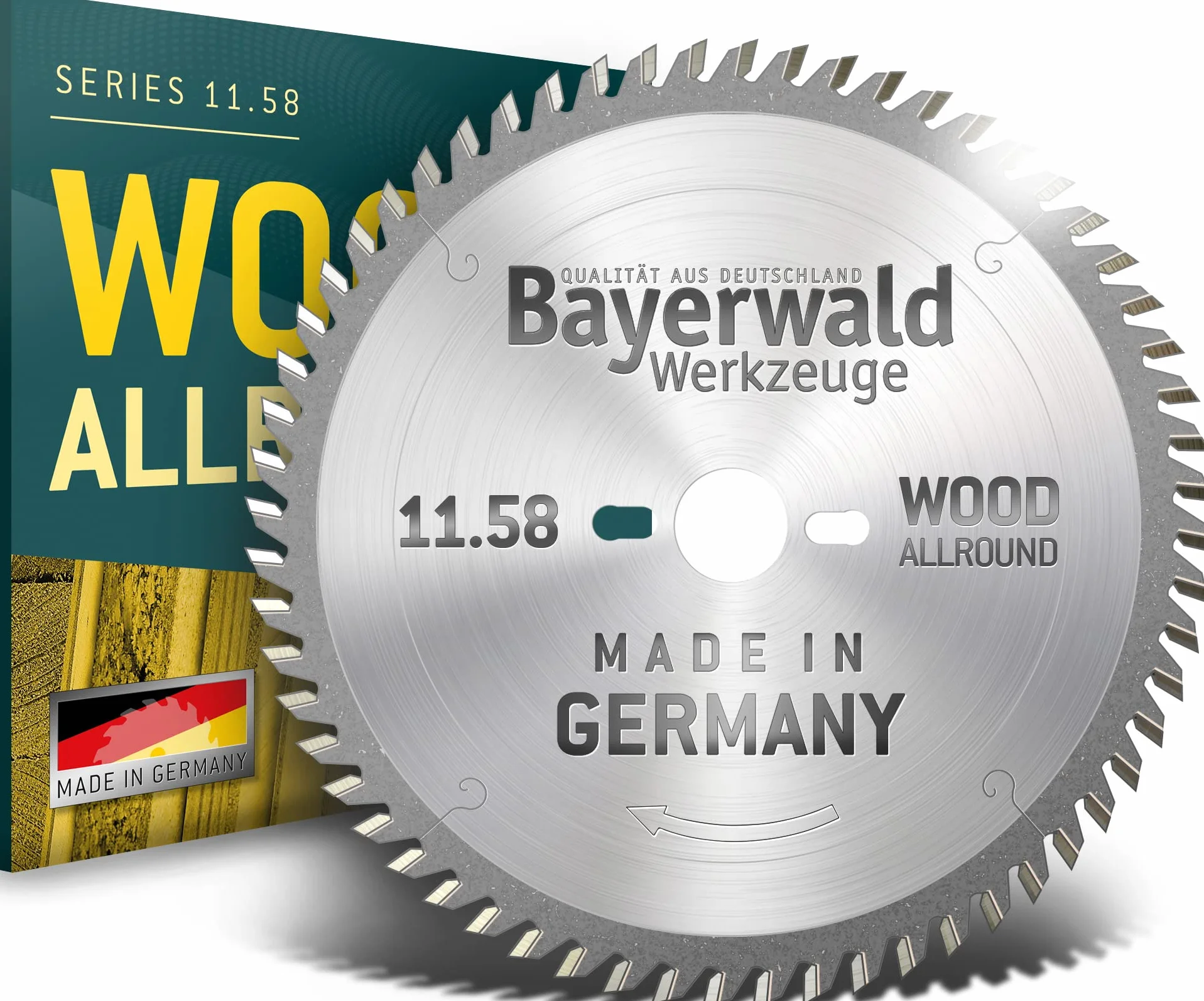 Bayerwald - HM brzeszczot do piły tarczowej do drewna - Ø 254 mm x 2,8 mm x 30 mm | WZ ujemny (80 zębów) | do Metabo KGS 254 | otwory kombinowane