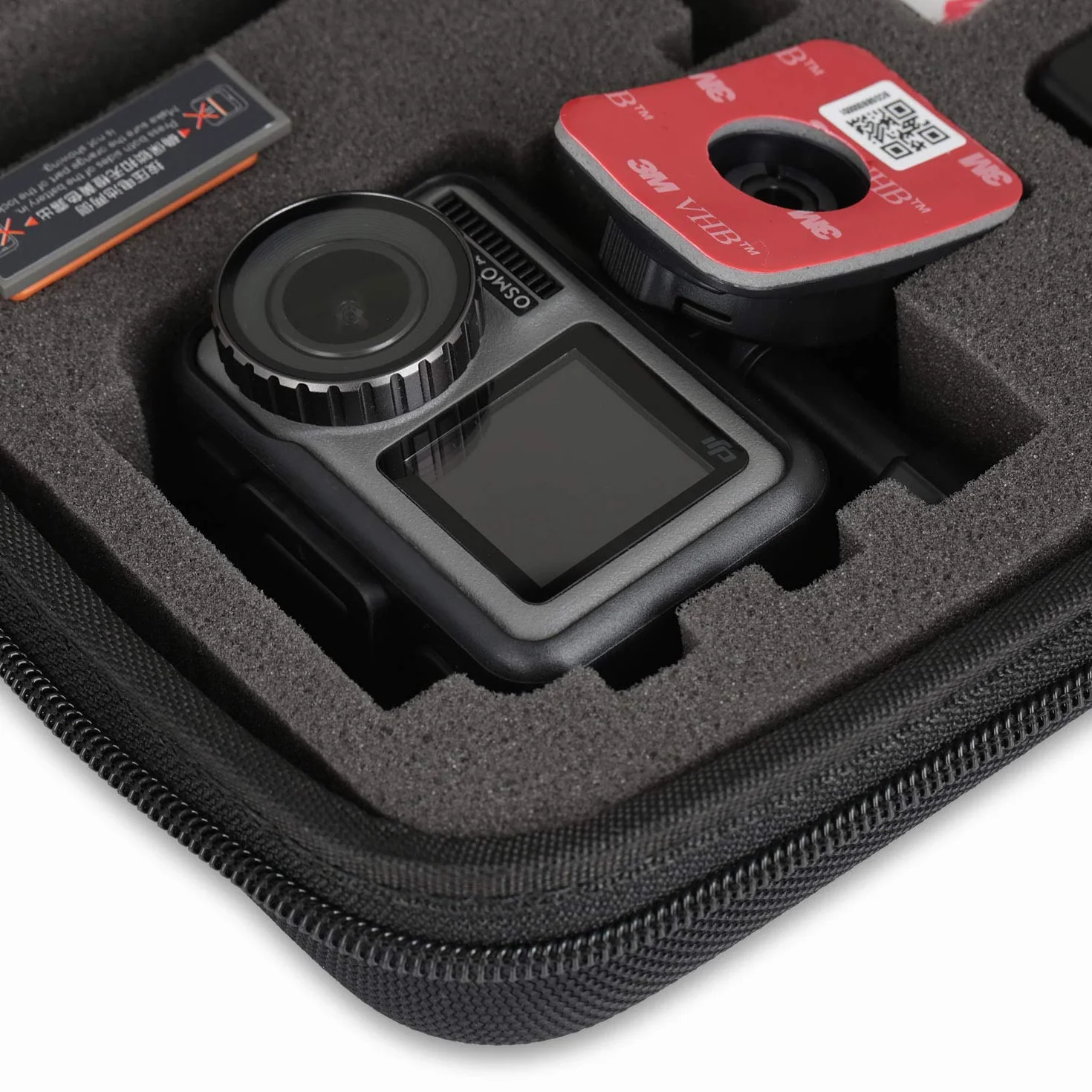 Etui kompatybilne z DJI OSMO Action, Czarny, Case (M)
