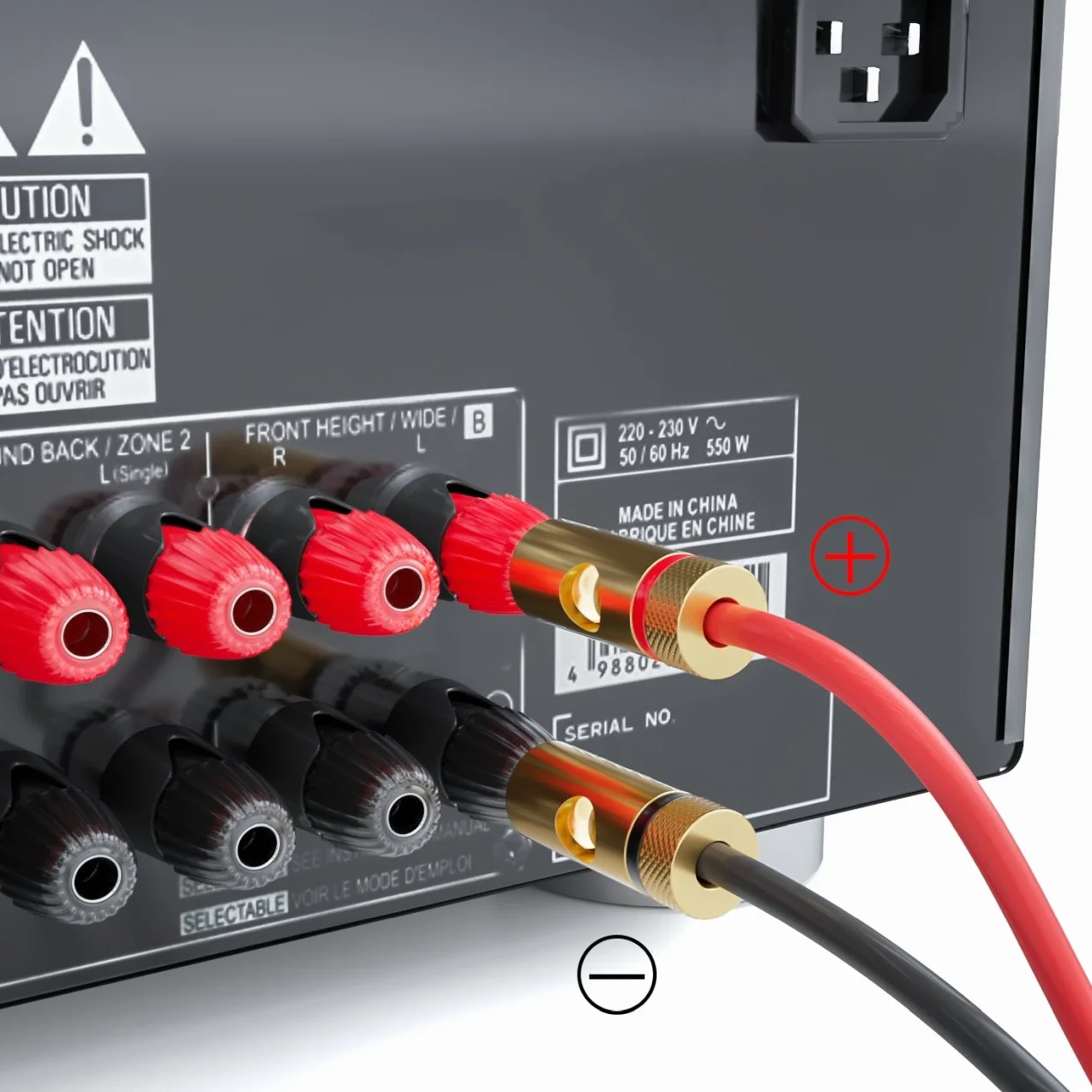 deleyCON 25m kabel głośnikowy box kabel 2x 1,5mm² aluminium powlekane miedzią oznaczenie polaryzacji CCA 2x48x0,20mm linka BauPVO/CPR - Czarny/czerwony
