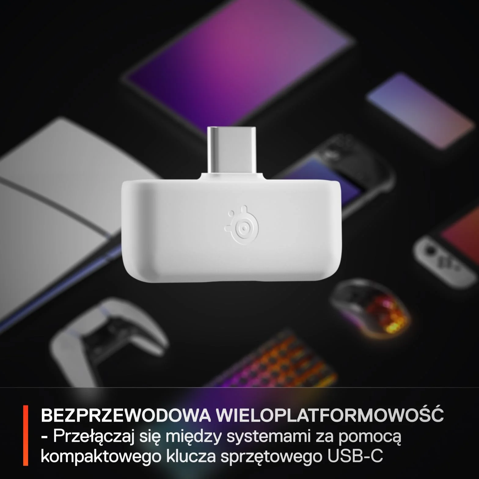 SteelSeries Arctis Nova 5 Słuchawki bezprzewodowe do gier 2,4 GHz BT 60h baterii