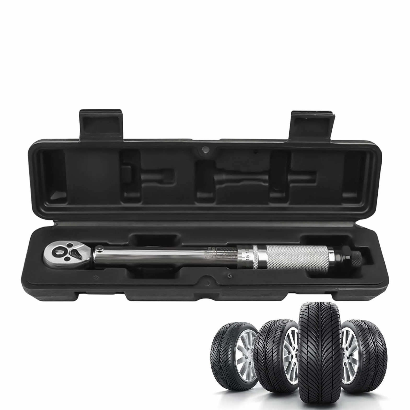 Klucz Dynamometryczny Regulowane Narzędzie 20-230 Nm z 72 Zębami | Wielofunkcyjny Klucz Dynamometryczny do domu, przemysłu, biura, warsztatu, na zewnątrz, do samochodów, rowerów,