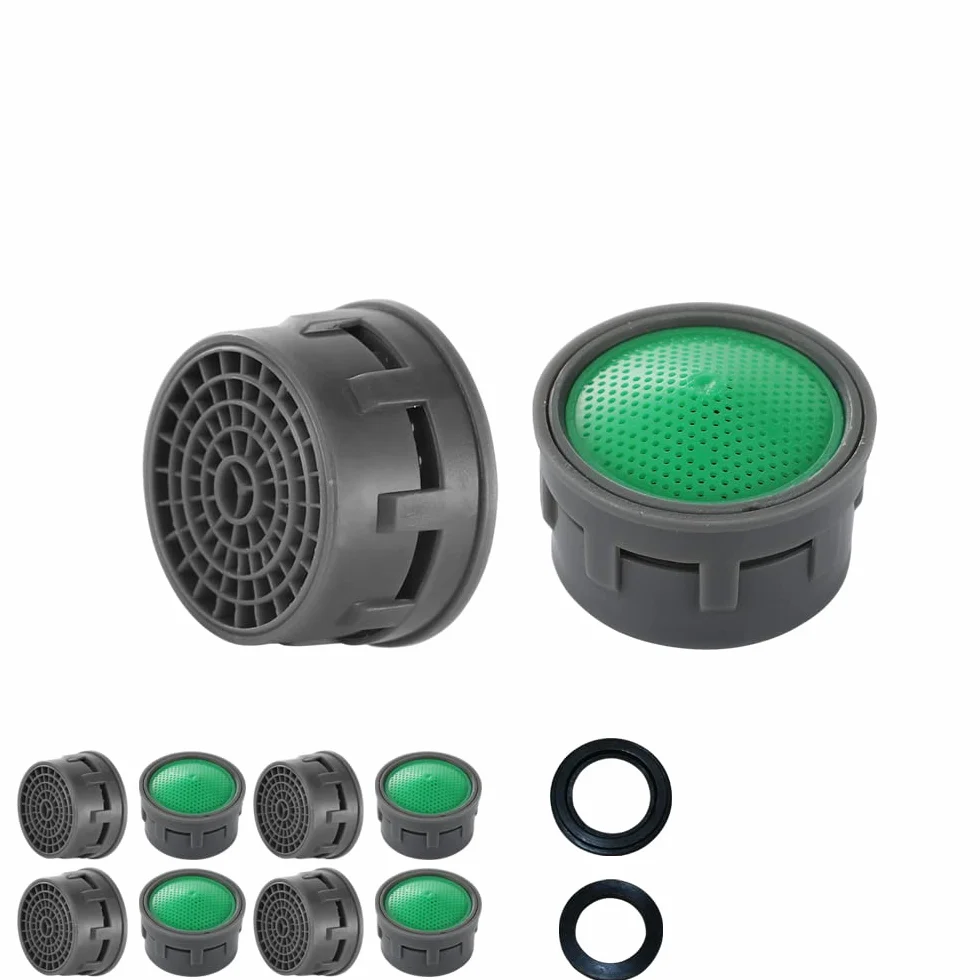 JQK Faucet Areator, 4.75 GPM Insert Faucet Aerators Replacement Parts Bathroom 10 Pack, FAG-P10