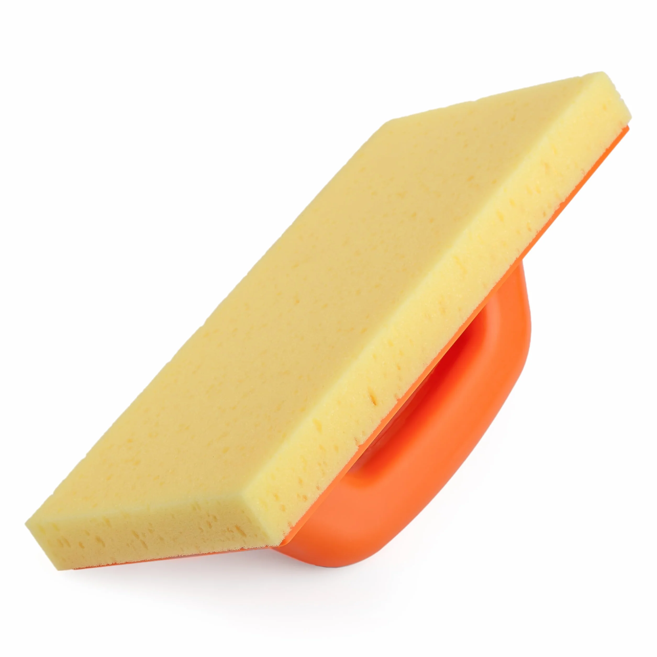 MIVOS Paca do mycia płytek z 25 mm warstwą gąbki - 270 x 130 mm - Paca poliuretanowa z hydrogąbką - Gąbka do szwu - Paca do spoinowania z gąbką płytkową - Wyprodukowane w UE