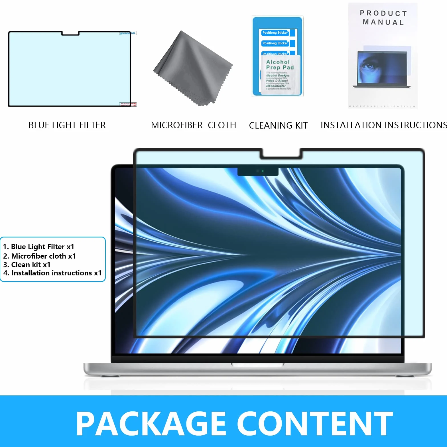 FILMEXT Ochraniacz Ekranu MacBook Pro 14 cali 2021 M1 A2442 Matowy Filtr Antyodblaskowy