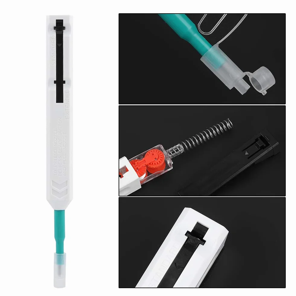 ASHATA Pióro do czyszczenia światłowodu, 2,5 mm używane około 800 razy do złączy SC/FC/St