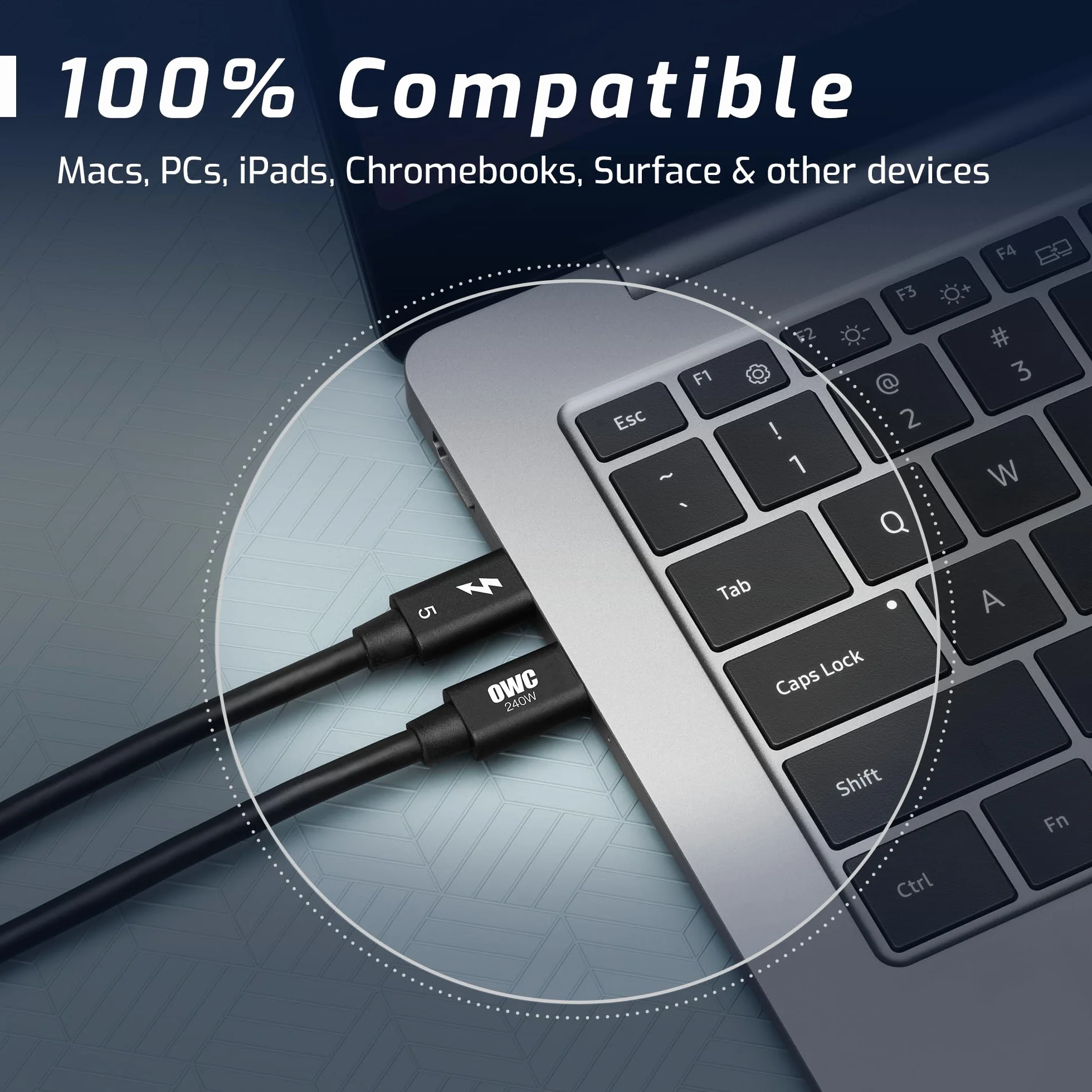 Kabel OWC Thunderbolt 5 USB-C 0,3 m