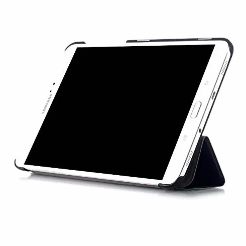 Etui Samsung Galaxy Tab S2 8 Cali Skórzany Pokrowiec ze Stojakiem T710 T715 T719 Czarny