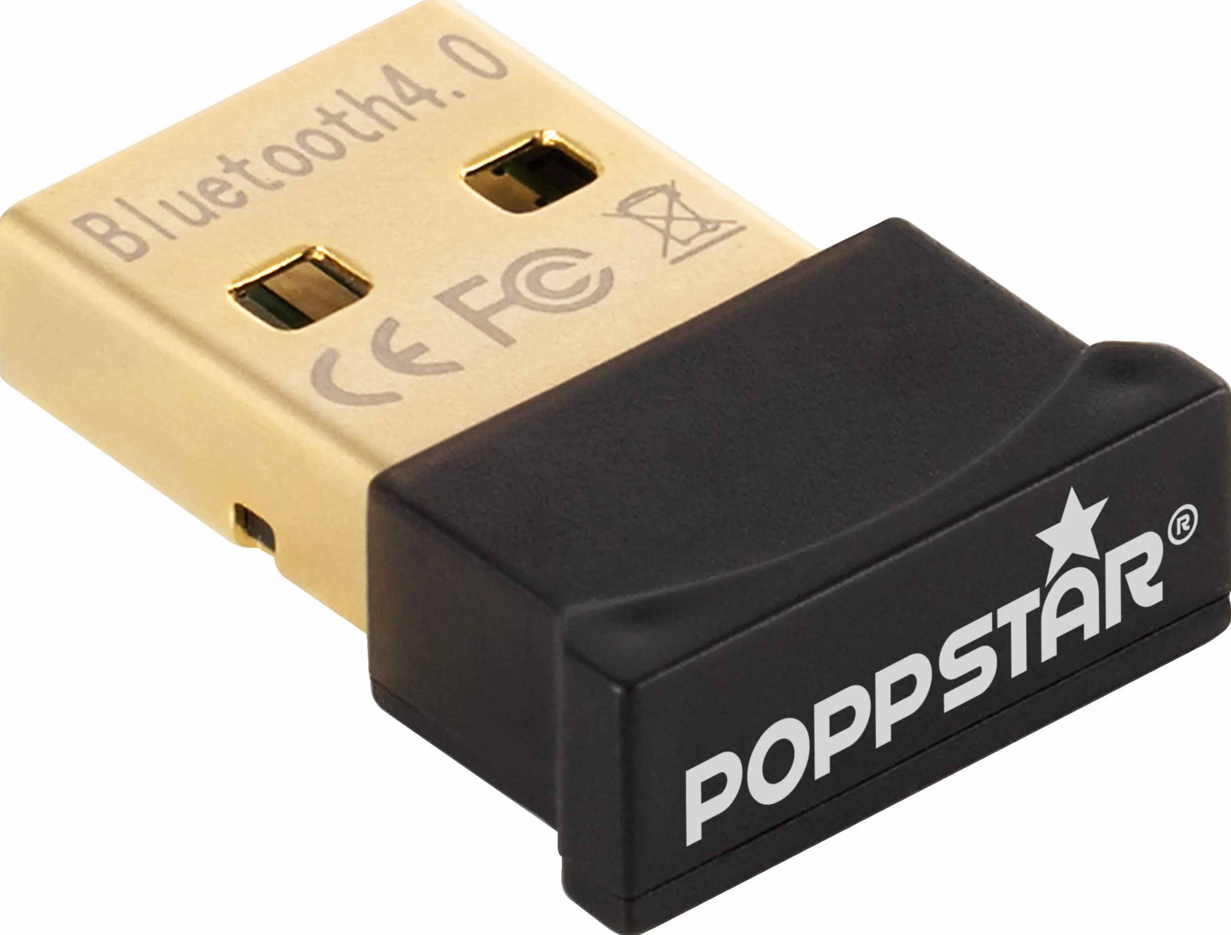 Mini adapter USB Bluetooth 4.0 pendrive zasięg 20 m plug & play Windows notebook