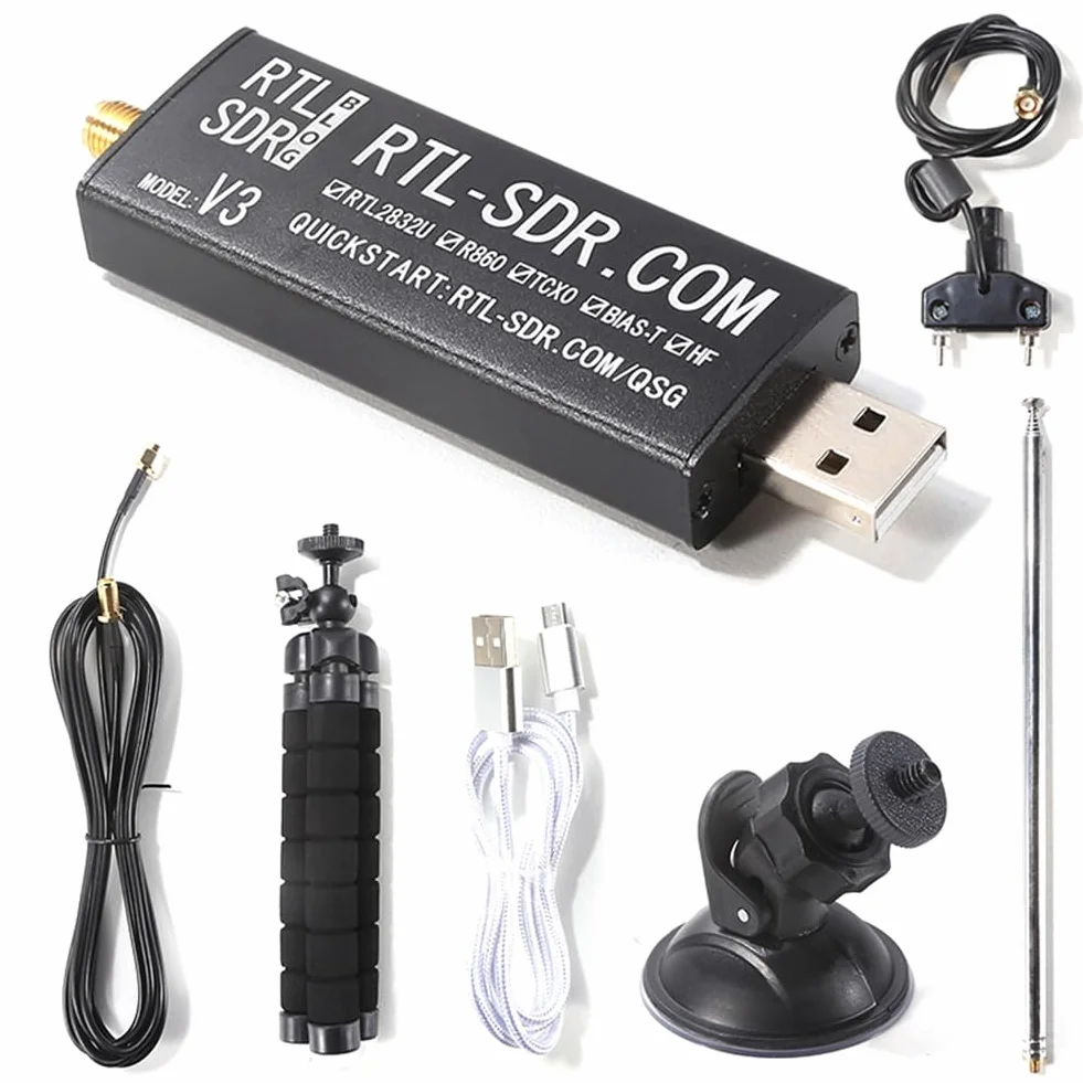 RTL-SDR V3 R820T2 TCXO szerokopasmowy SDR odbiornik zestaw