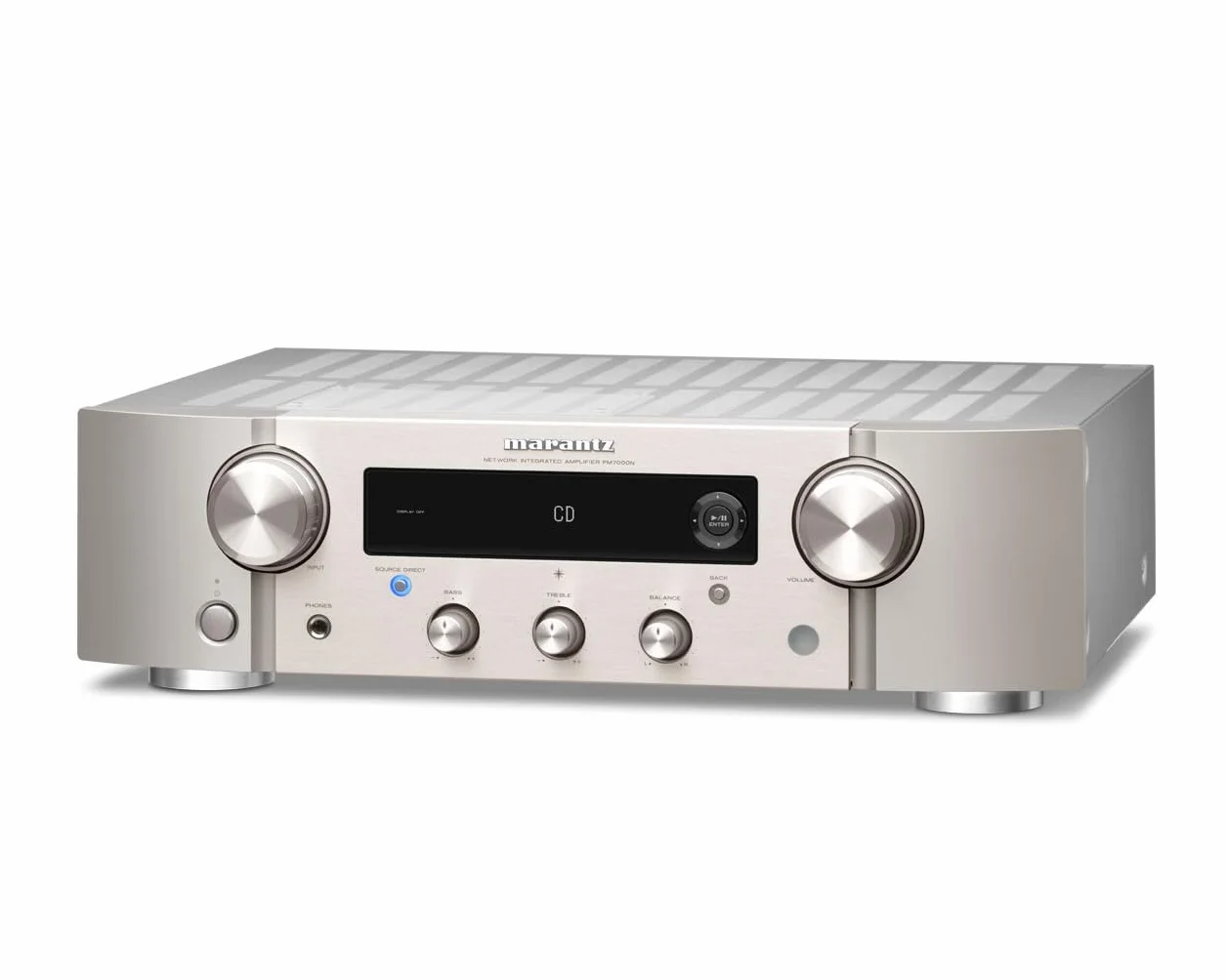Marantz PM7000N wzmacniacz stereo z wbudowanym HEOS In, srebrny