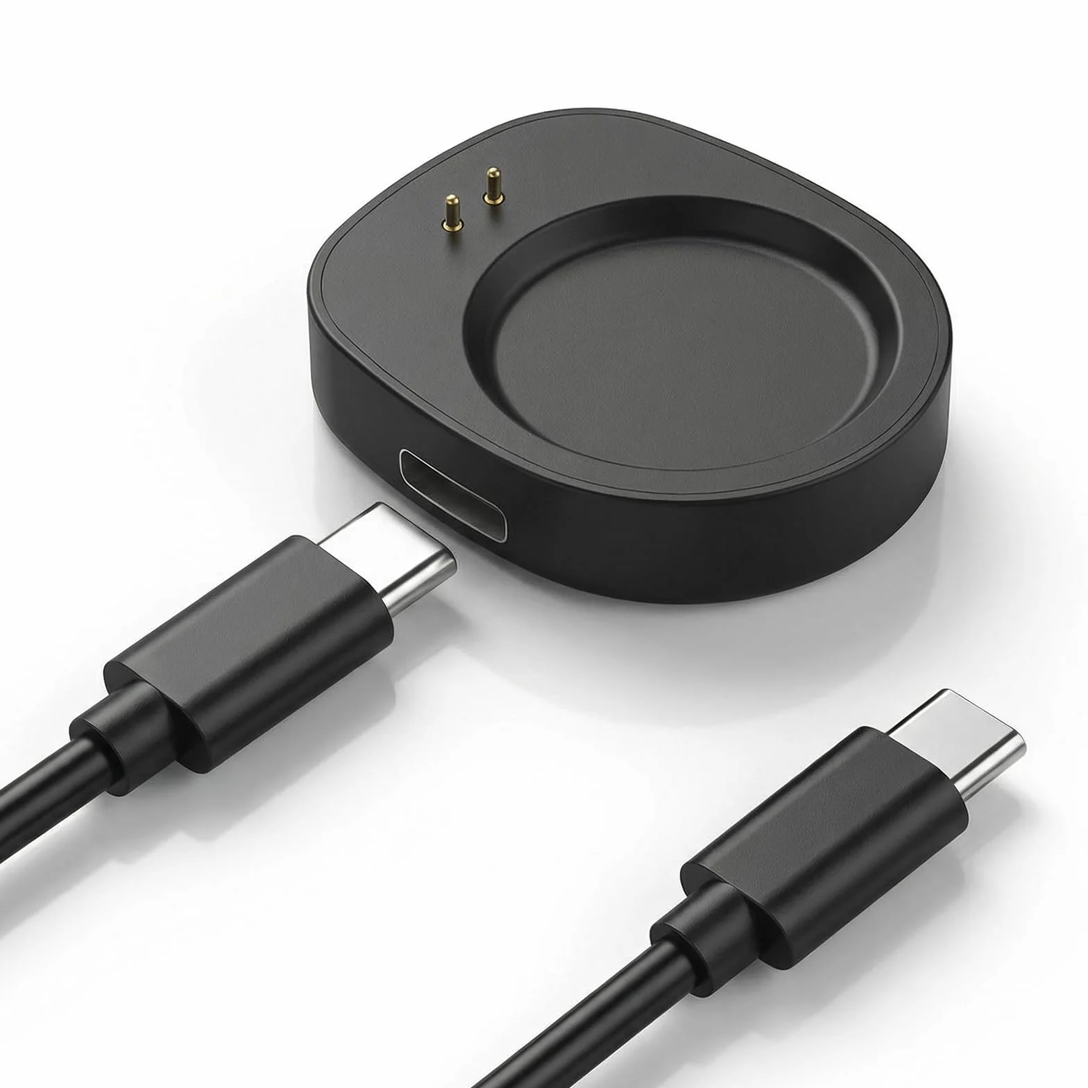 SimpleThings Ładowarka kompatybilna z Amazfit Helio Strap, T-Rex 3 / T-Rex 3 Pro/Balance/Balance 2, magnetyczna stacja ładująca z 1 m kablem USB-C na USB-C, kompaktowa i przenośna
