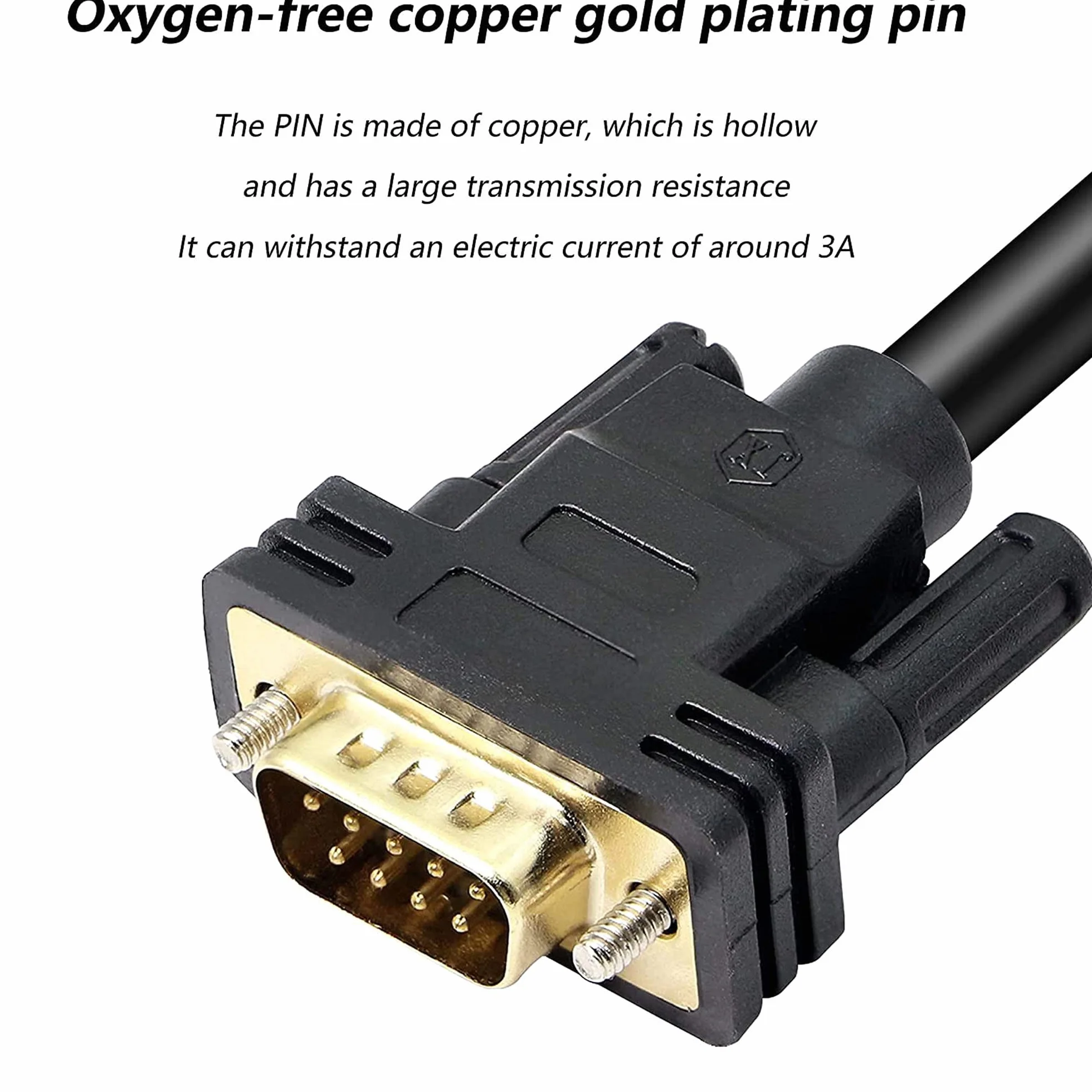 Złącze DB9 RS232 kabel portu szeregowego adaptery bez lutowania 9-pinowy COM Breakout męski