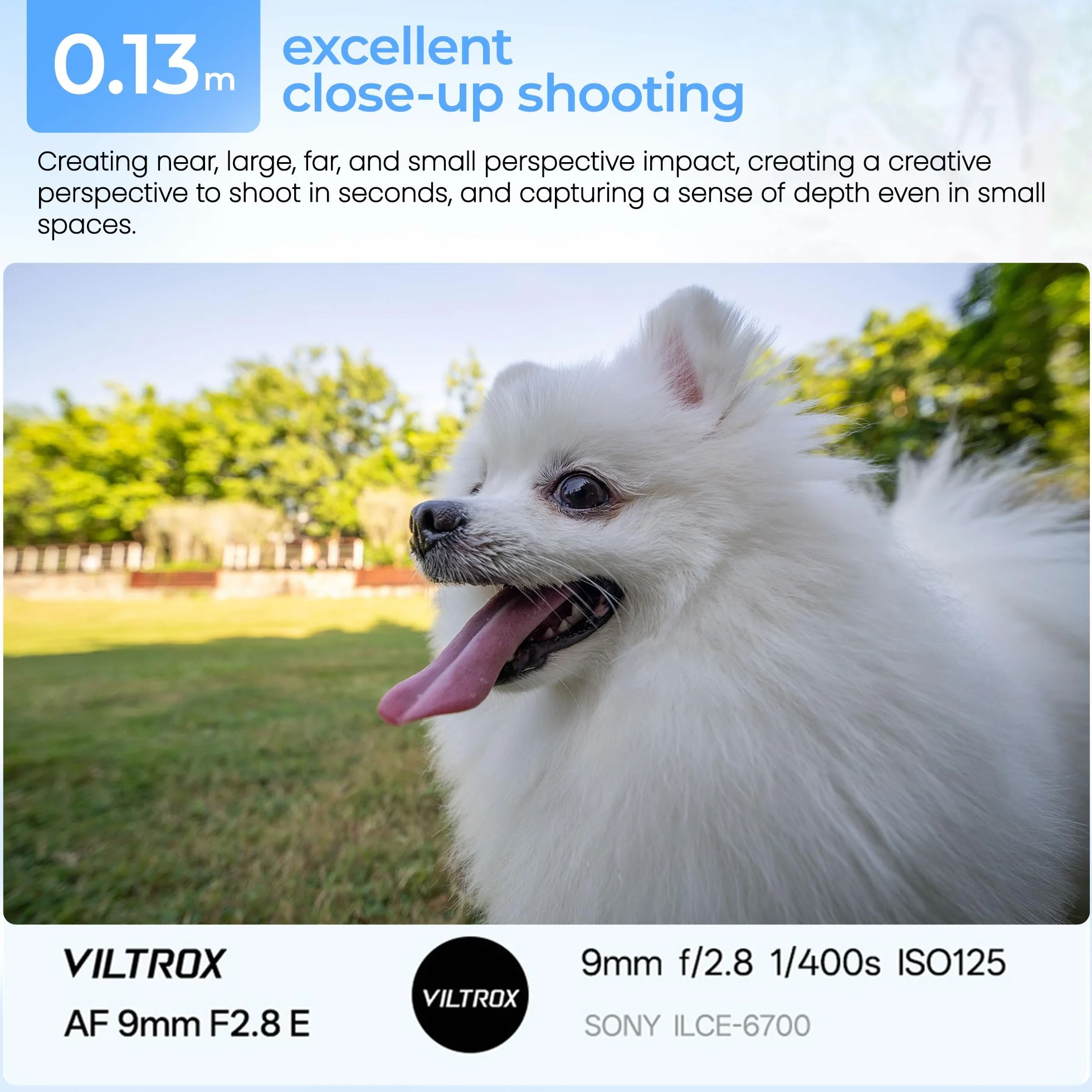 VILTROX AF 9 mm F2,8 obiektyw APS-C autofokus ultraszerokokątny stałej ogniskowej Sony E