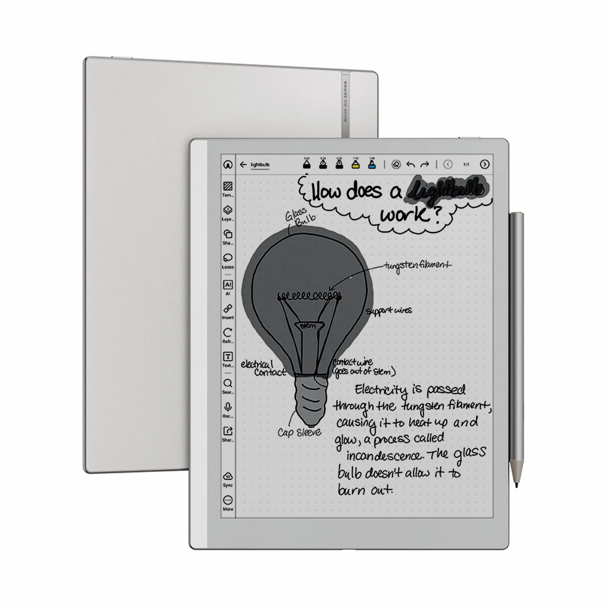 BOOX Go 10.3 Gen2 Lumi Tablet e-booków 10,3" 300 PPP 64GB Android 15 E-Ink