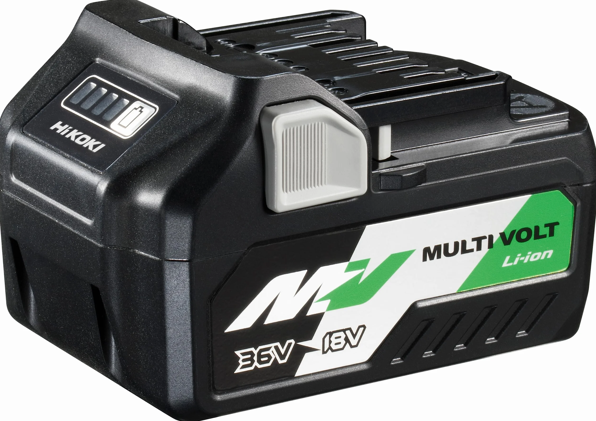 HiKOKI Multi Volt Akku BSL36A18 (18V 5.0 Ah / 36V 2.5 Ah Akku, Li-Ion, 4-Stufen-LED Ladestandskontrolle)