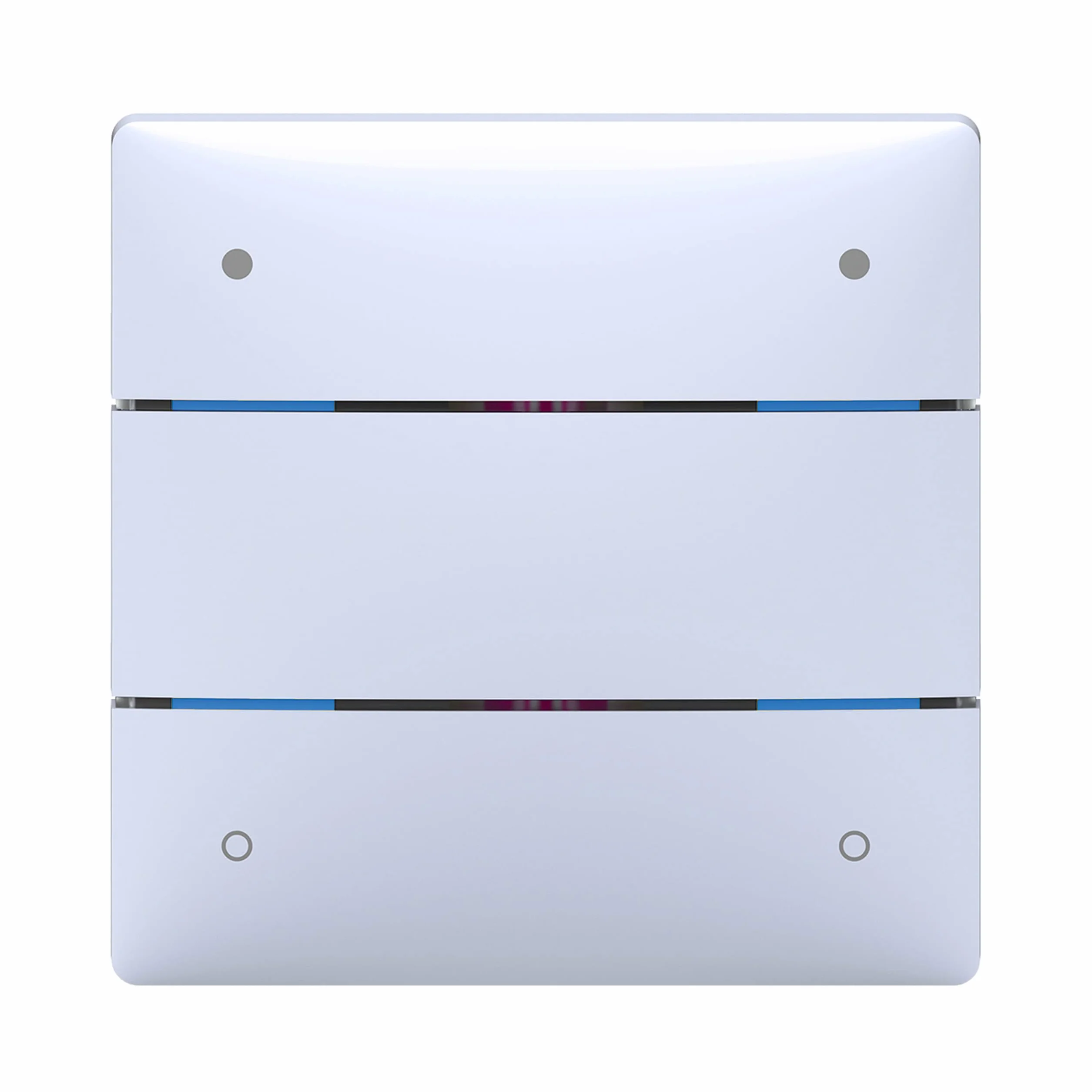 Theben 4969234 iON 104 KNX czujnik dotykowy 4-przyciskowy Secure | 4 diody LED stanu, czujnik temperatury, przełączanie, ściemnianie, żaluzje, nadajnik wartości, sceny, kolory, sekwencje