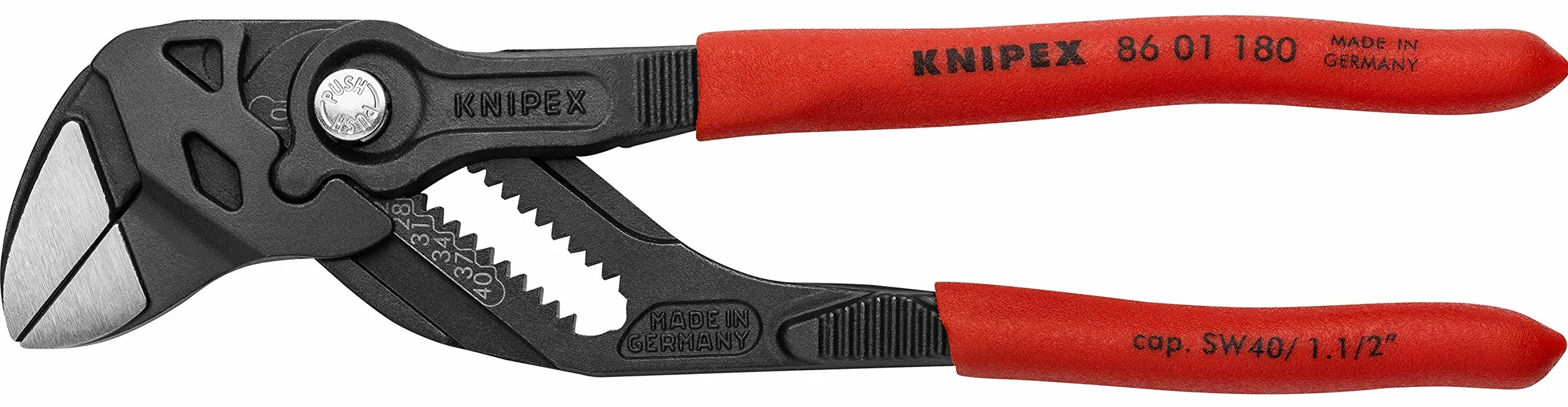Knipex - Zestaw 3 szt. czarnych szczypiec (17.8 cm, 25.4 cm i 30.5 cm) (002006US3)