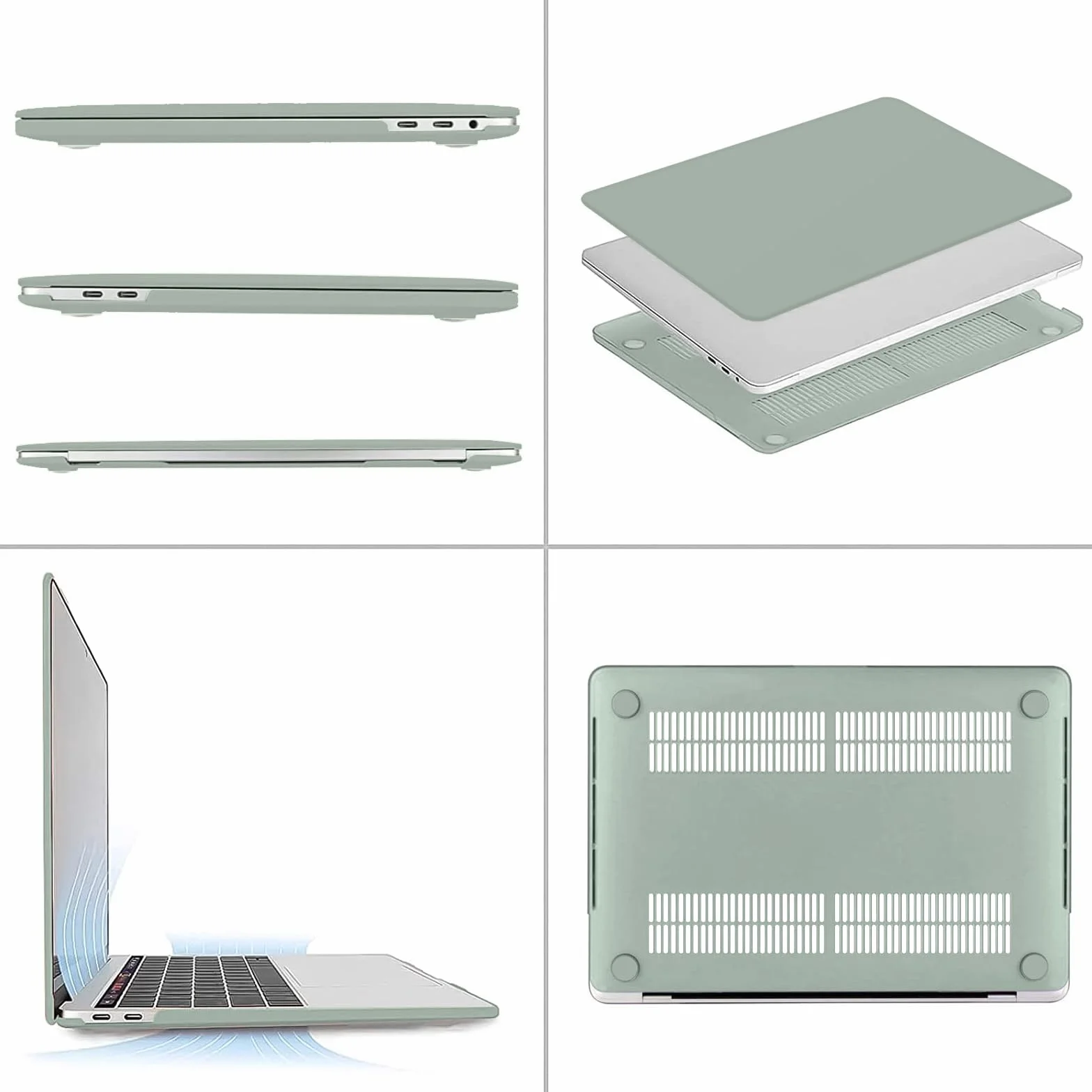 MOSISO Etui twarda obudowa z tworzywa sztucznego kompatybilne z MacBook Pro 13 cali 2025-2016 M2 M1 A2338 A2289 A2251 A2159 A1989 A1706 A1708