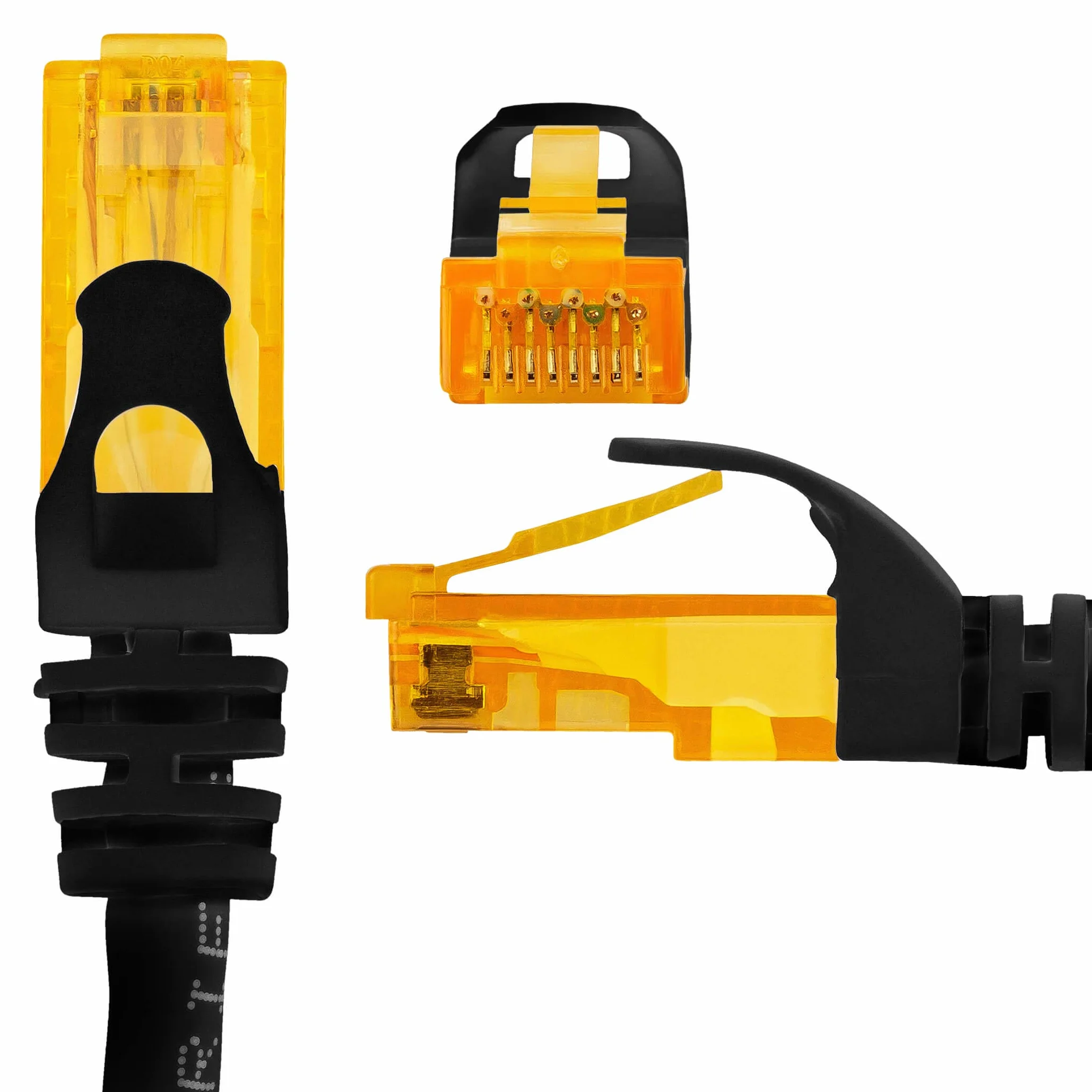 SEBSON Kabel Ethernet 50cm CAT6 RJ45 Gigabit 1000Mbit/s U-UTP 5 sztuk