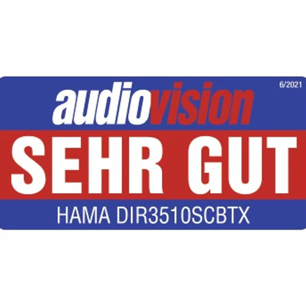 Hama Radio cyfrowe i internetowe FM DAB DAB+ Bluetooth 40W stereo alarm czarny