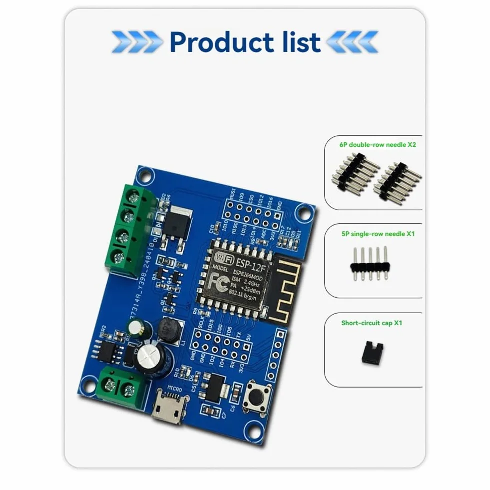ESP8266 WIFI pojedynczy przekaźnik moduł sterujący przełącznikiem MOS ESP-12F płytka rozwojowa port USB zasilacz