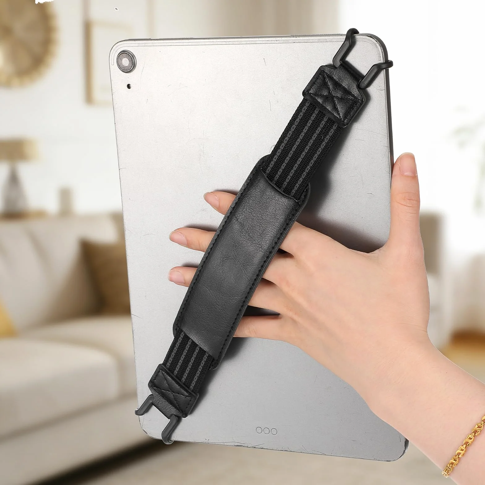 Uchwyt na pasek na rękę do tabletu 23-38 cm regulowany do Galaxy Tab