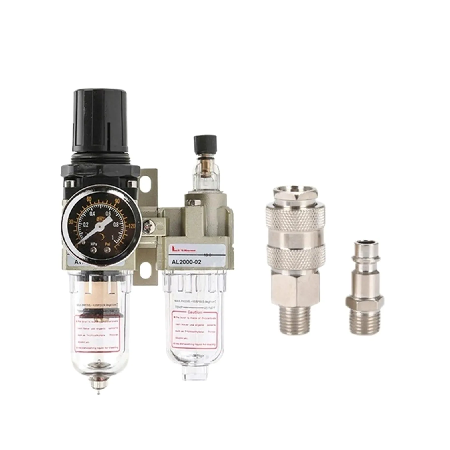 Filtr powietrza sprężarki Regulator ciśnienia Pułapka parowa Pneumatyczny Separator Oleju i Wody Pompa Ręczny Odpływ AC2010-02 (AC2010-02 z typem UE)