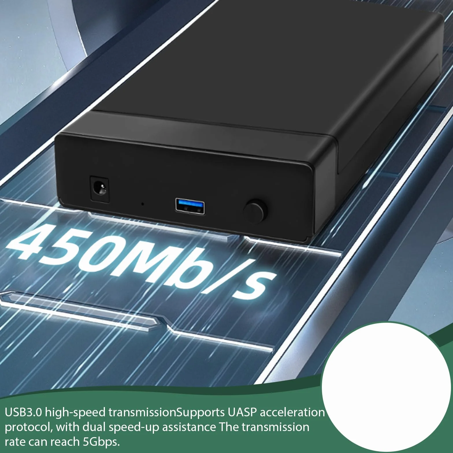 Stacja dokująca do dysków twardych SATA HDD/SSD 2,5/3,5 cala USB 3.0 UASP 5 Gbps
