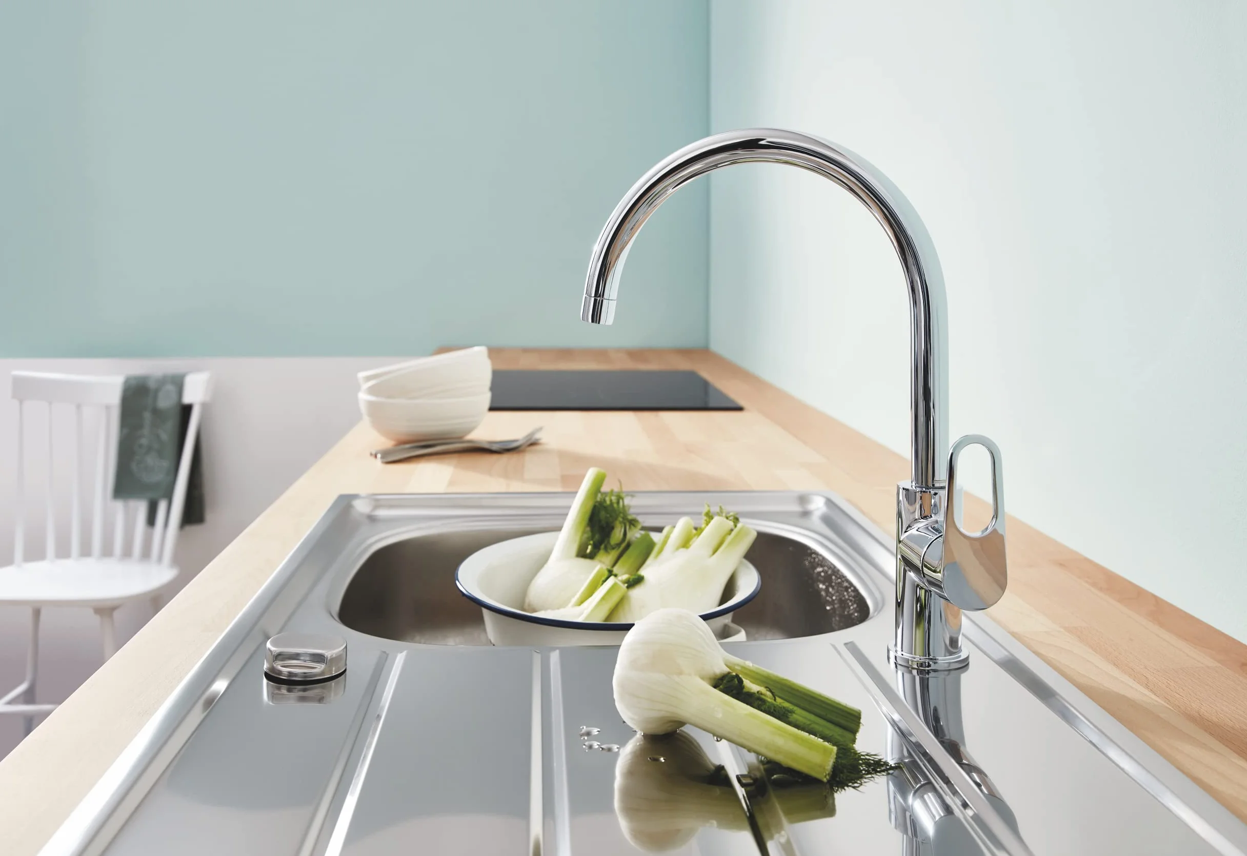 Grohe 31538001 Bateria Umywalkowa, Srebrny, ‎47.5 x 26 x 5 cm; 1.32 kg