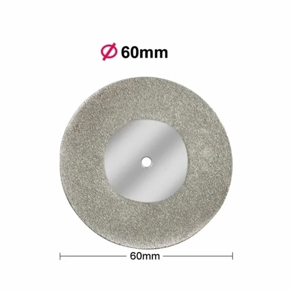 Diamentowe brzeszczoty do pił, 40 mm, 50, 60, diamentowa tarcza tnąca na sucho i mokro, do metalu/drewna/klejnotów/jadeitu(60mm)