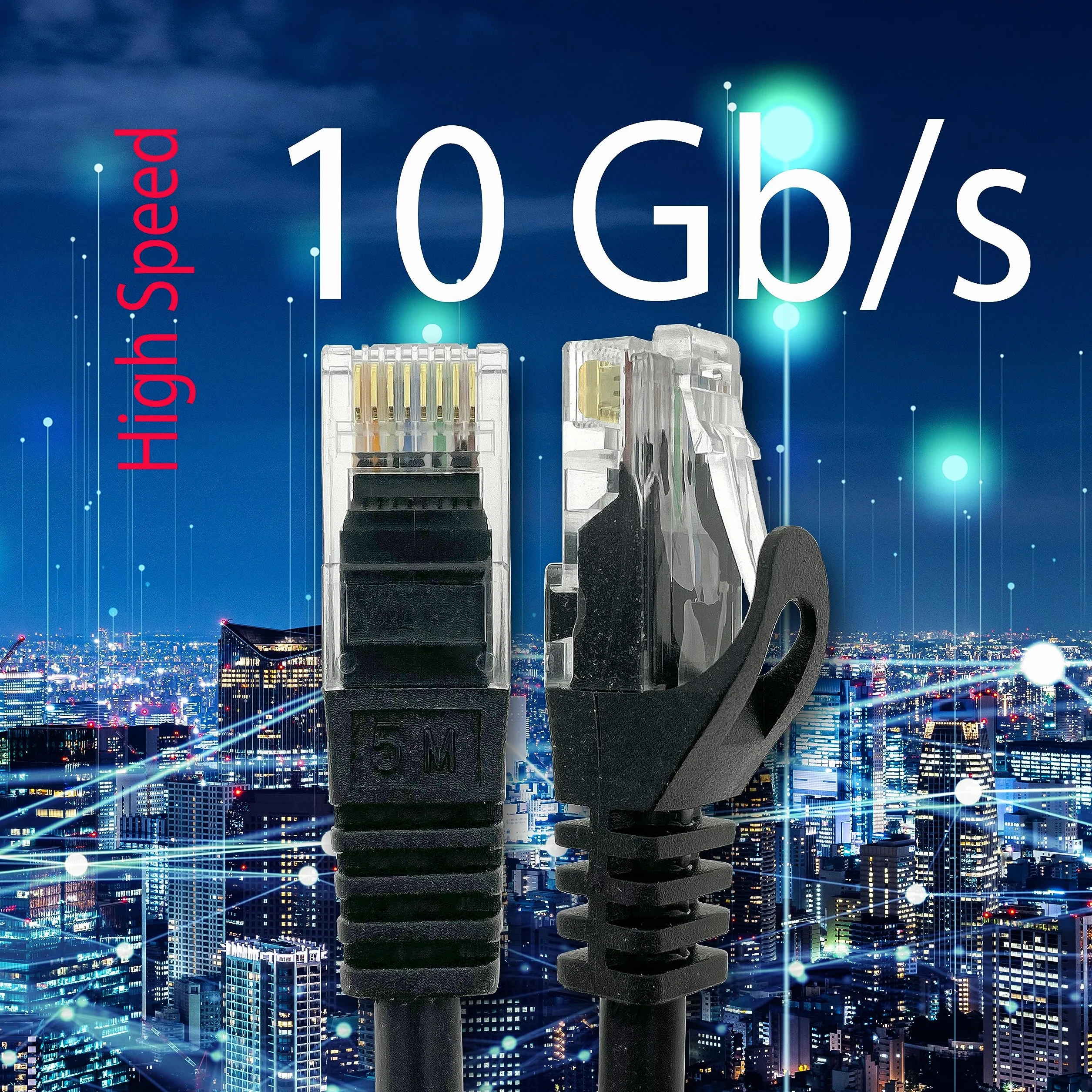 Kabel sieciowy Cat7 1m biały