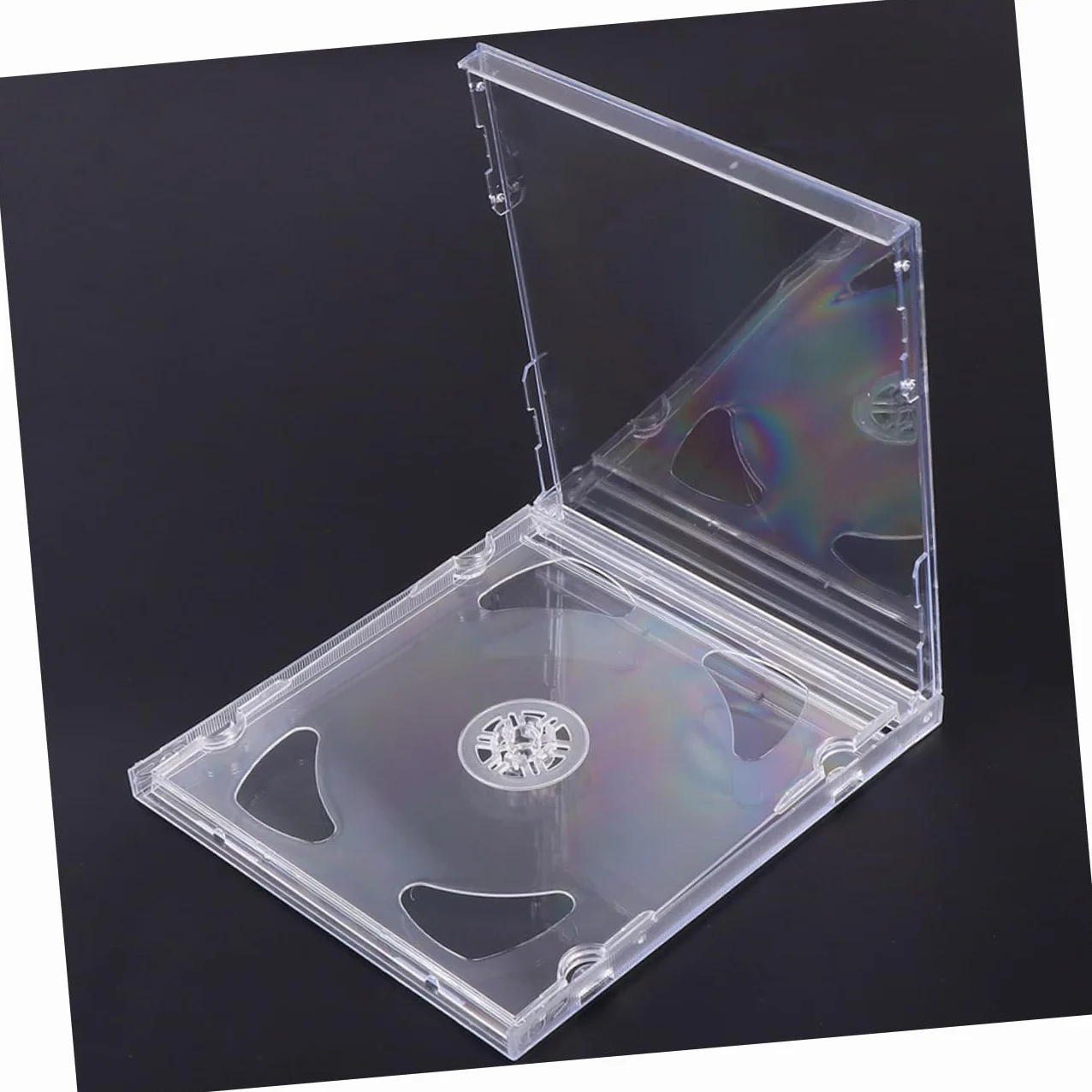 Cabilock 9kawałki Sztuk Przezroczystych Etui Płyty Cd i Dvd Akrylowe Pojemniki Do Przechowywania Ochrona i Organizacja Płyt Do Podróży i Domu