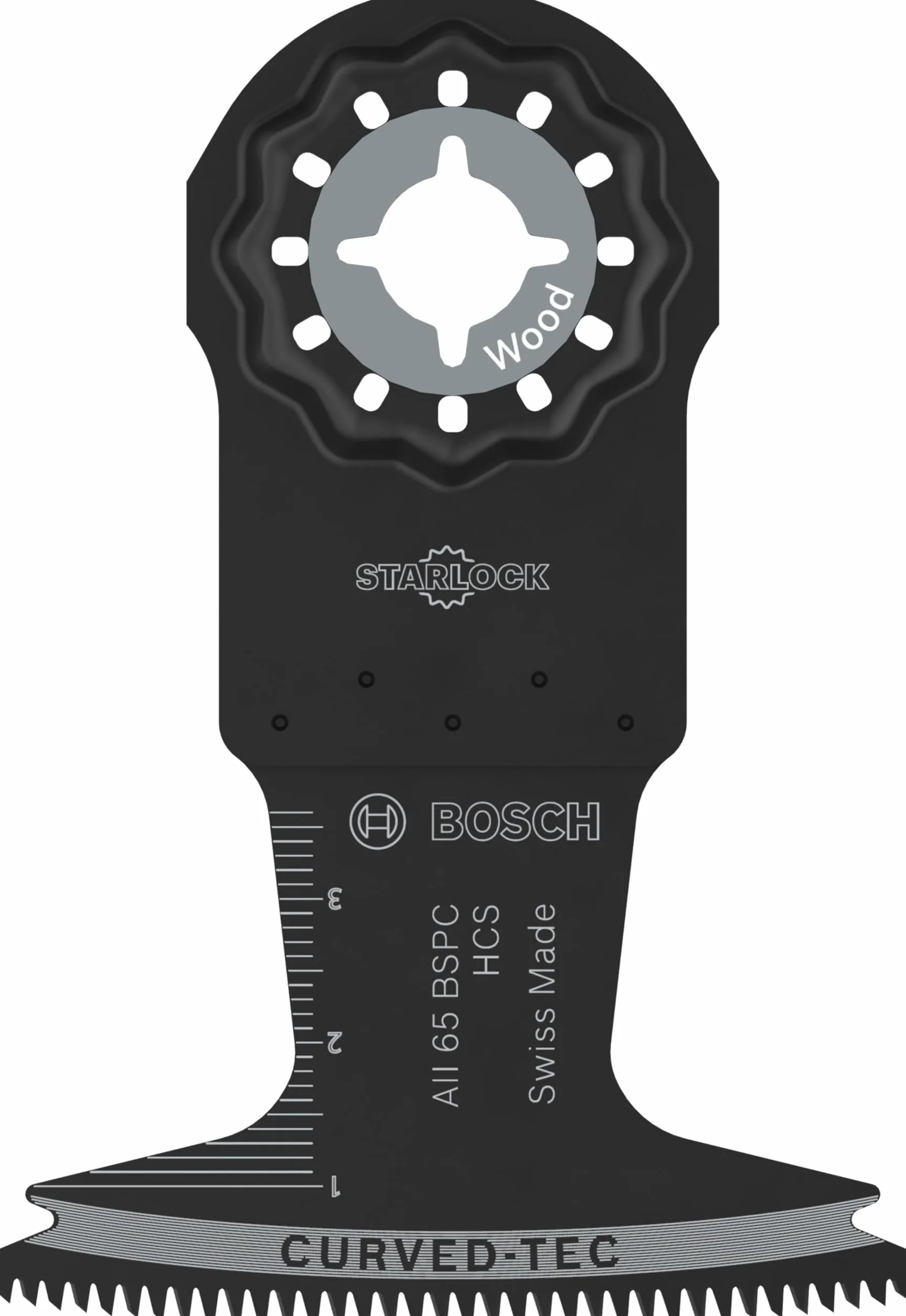 Bosch 5x Brzeszczot do cięcia wgłębnego AII 65 BSPC (do Miękkie drewno, Szerokość 65 mm, Professional Akcesoria Narzędzie wielofunkcyjne)