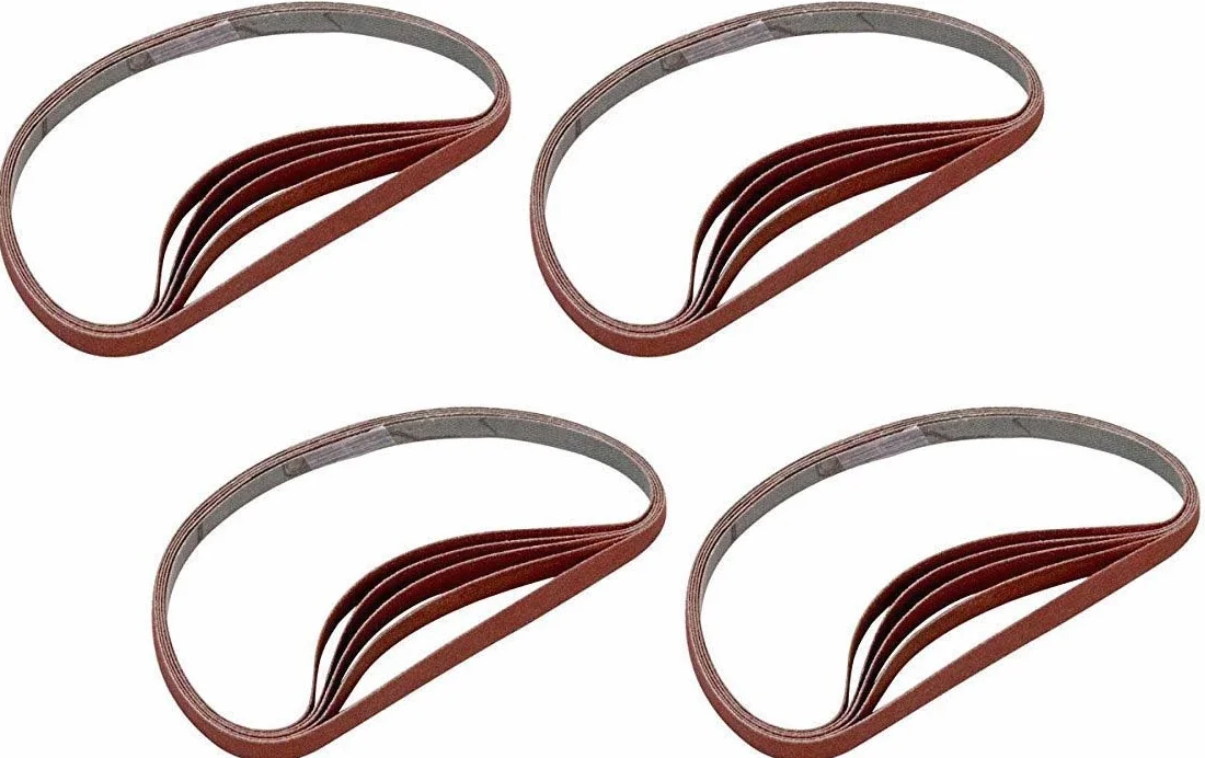 Lumberton Szlifowanie sztyftów Wymienne paski 20-Pack, 5 ziaren 80,120,180,240
